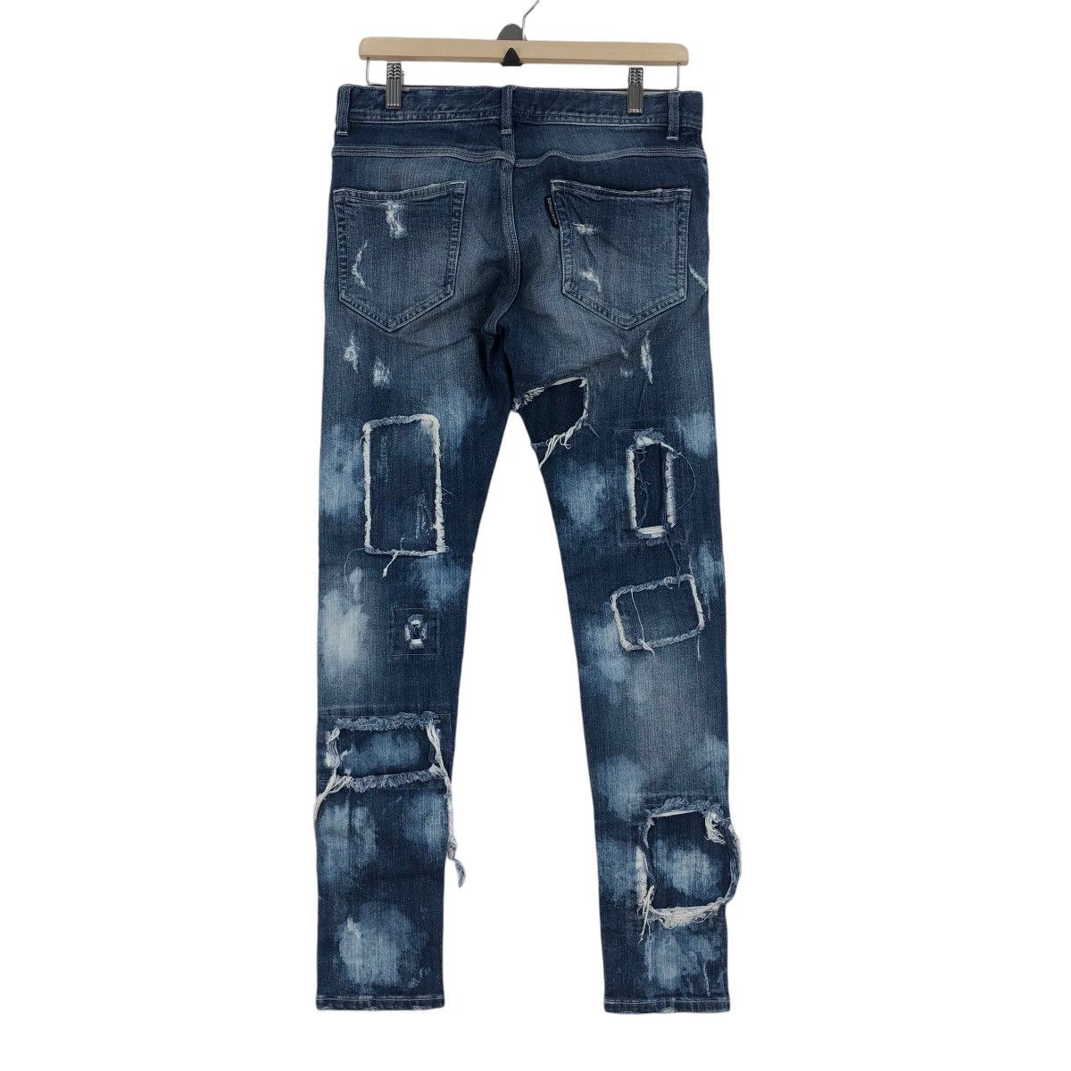 BUFFALO BOBS BUFFALO BOBS Boro Patchwork Denim Pants Size US 31 - 6 Thumbnail