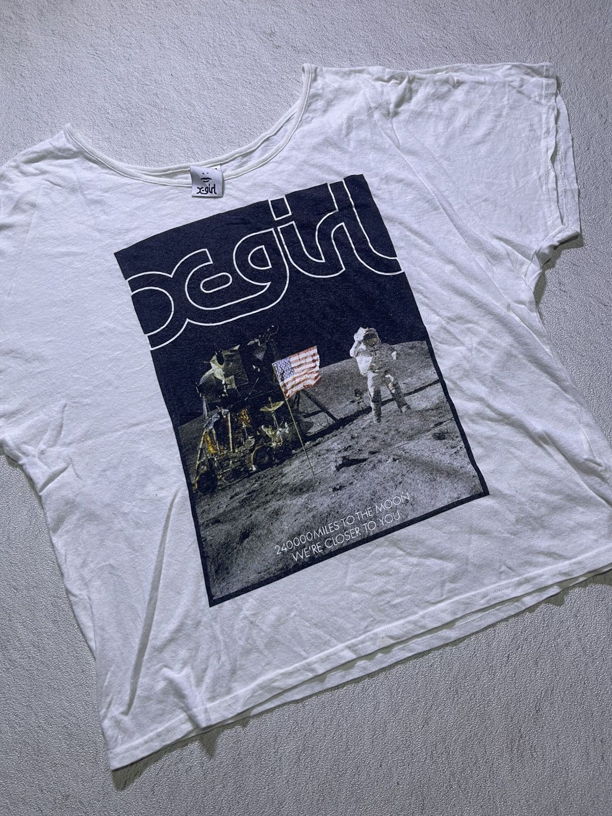 X-Girl Y2K X- GIRL short sleeve tshirt women's Size L / US 10 / IT 46 - 2 Thumbnail