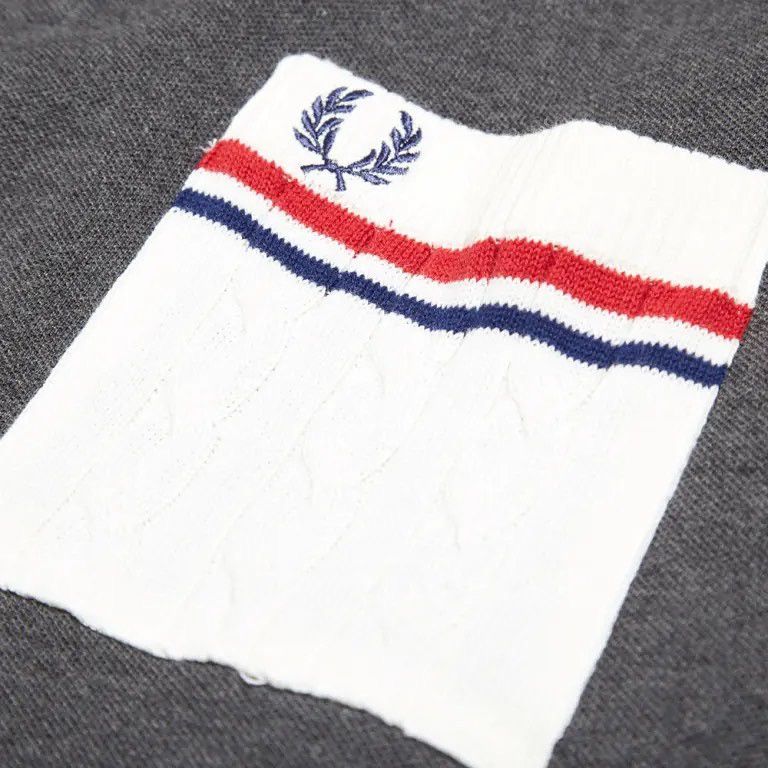 Fred Perry FRED PERRY BRITISH KNITTING PATTERNS KNITTED POCKET POLO Size US S / EU 44-46 / 1 - 5 Thumbnail