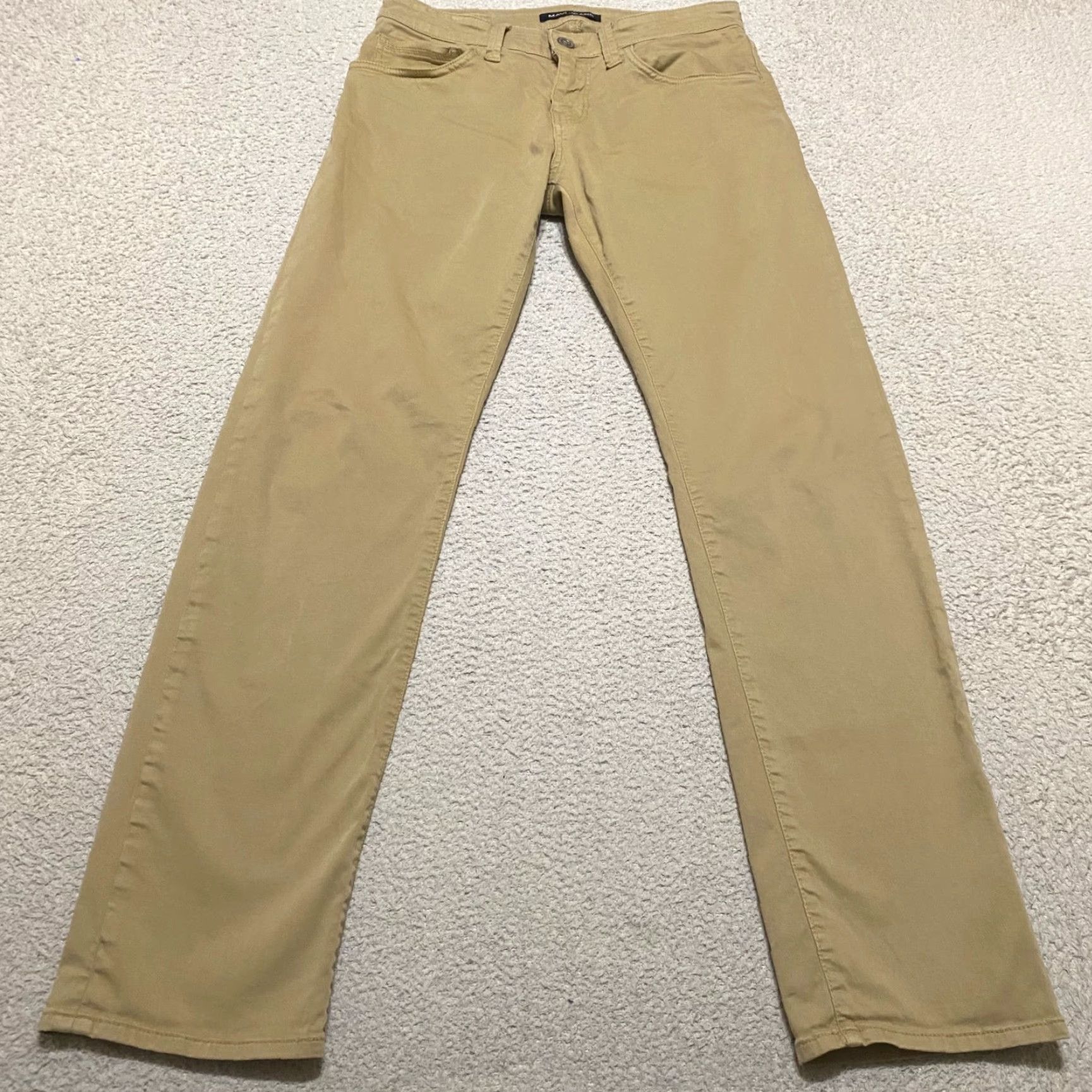 Vintage Mavi Jeans Mens Jeans Zach Beige 30x30 Straight Regular Mid Rise Denim Size US 30 / EU 46 - 2 Thumbnail