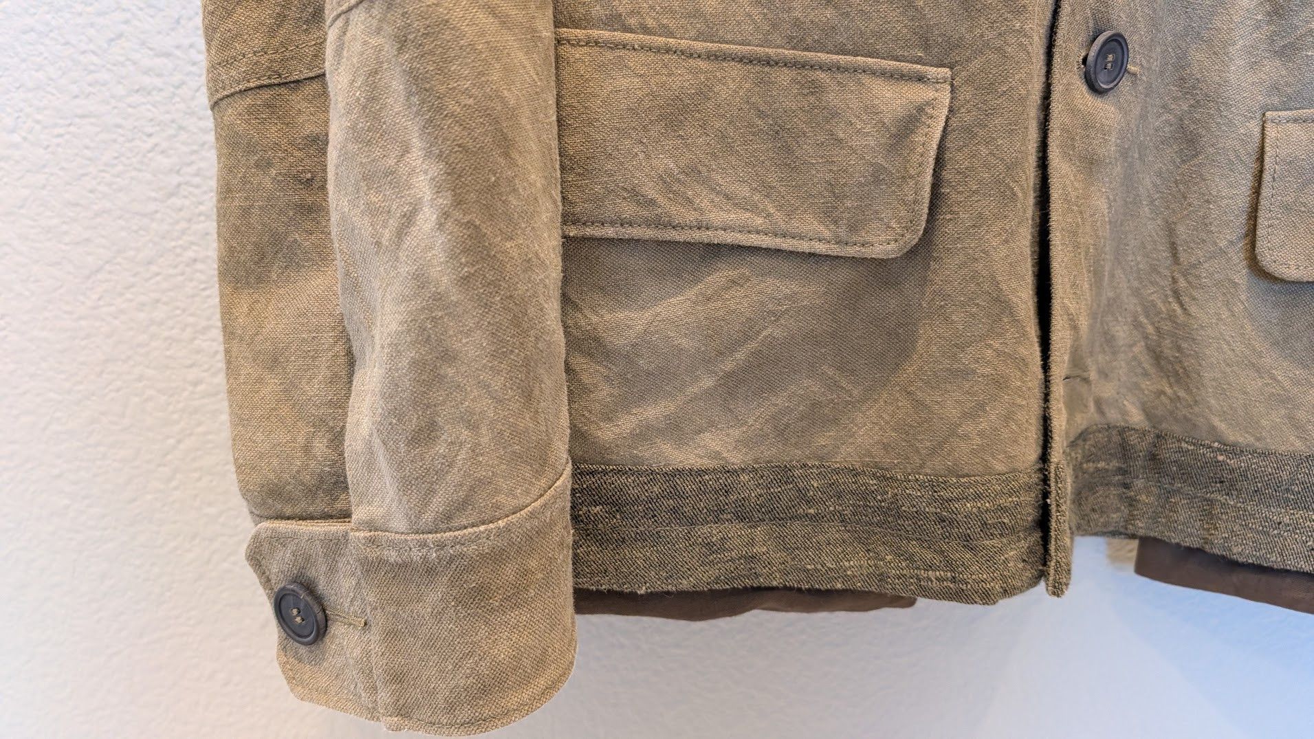 Ziggy Chen Classic Khaki Jacket Size 44 Size US S / EU 44-46 / 1 - 4 Thumbnail