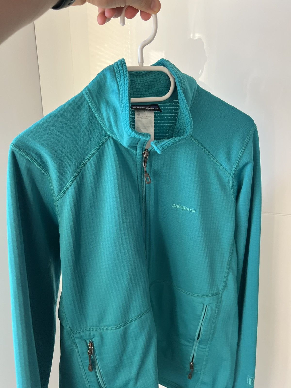 Patagonia Patagonia Polartec Gorpcore Knit Logo USA Fleece Zip Sweater Size L / US 10 / IT 46 - 8 Thumbnail