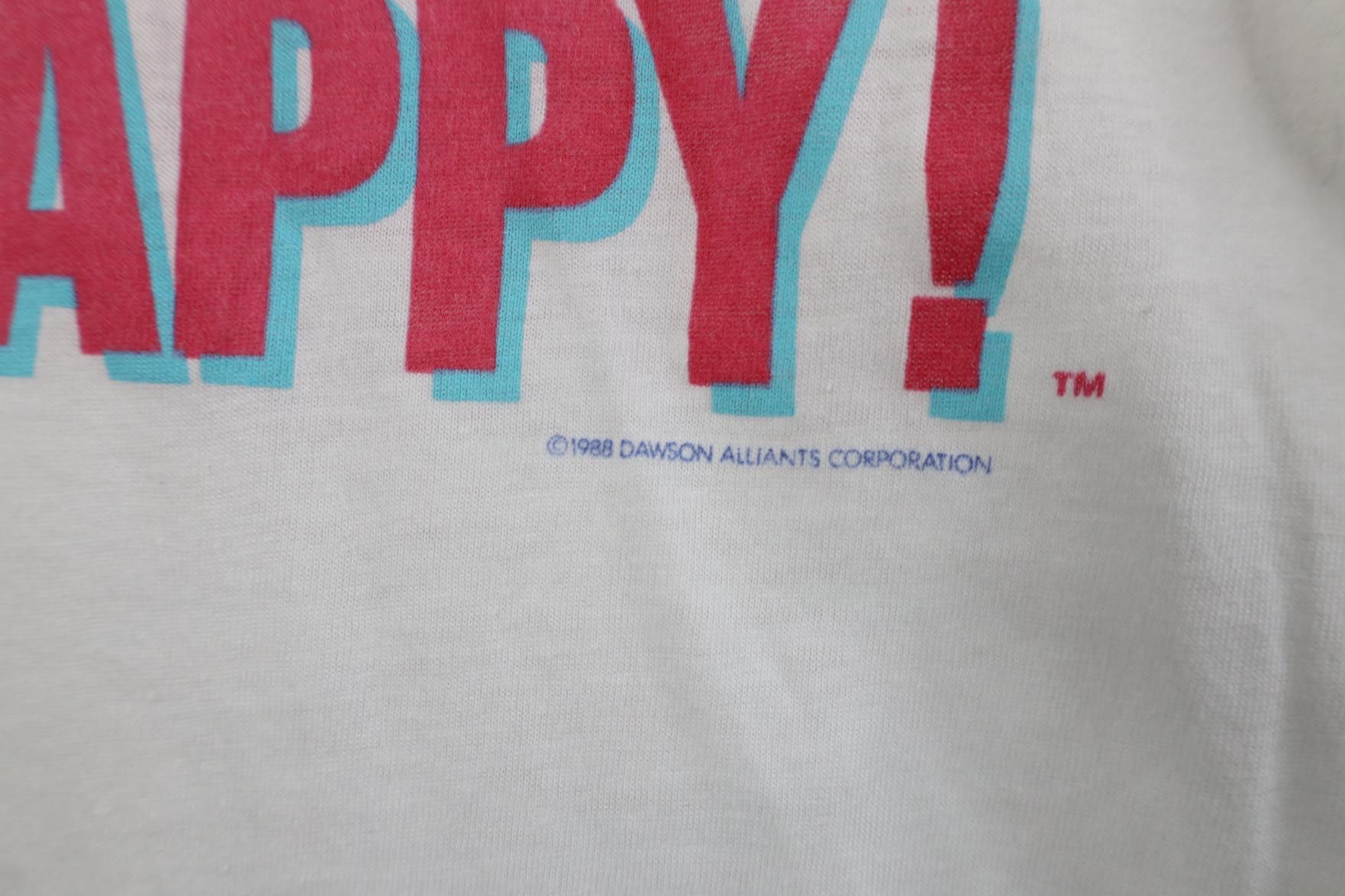 Vintage Vintage 80s McFerrin Don't Worry Be Happy Band T-Shirt USA Size M / US 6-8 / IT 42-44 - 5 Thumbnail