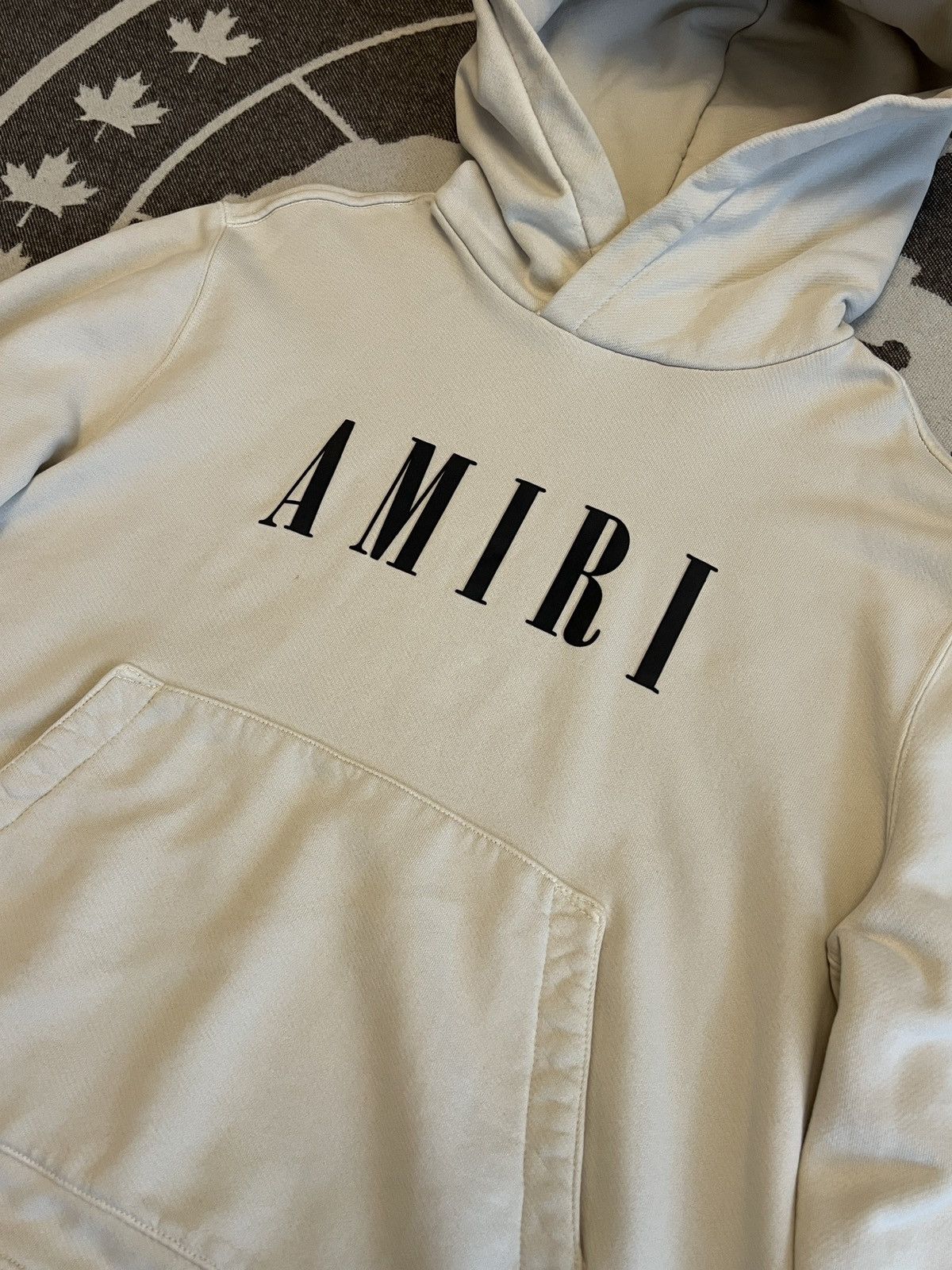 Amiri Amiri Core Logo Sand Beige Cream Hoodie Size US M / EU 48-50 / 2 - 2 Thumbnail