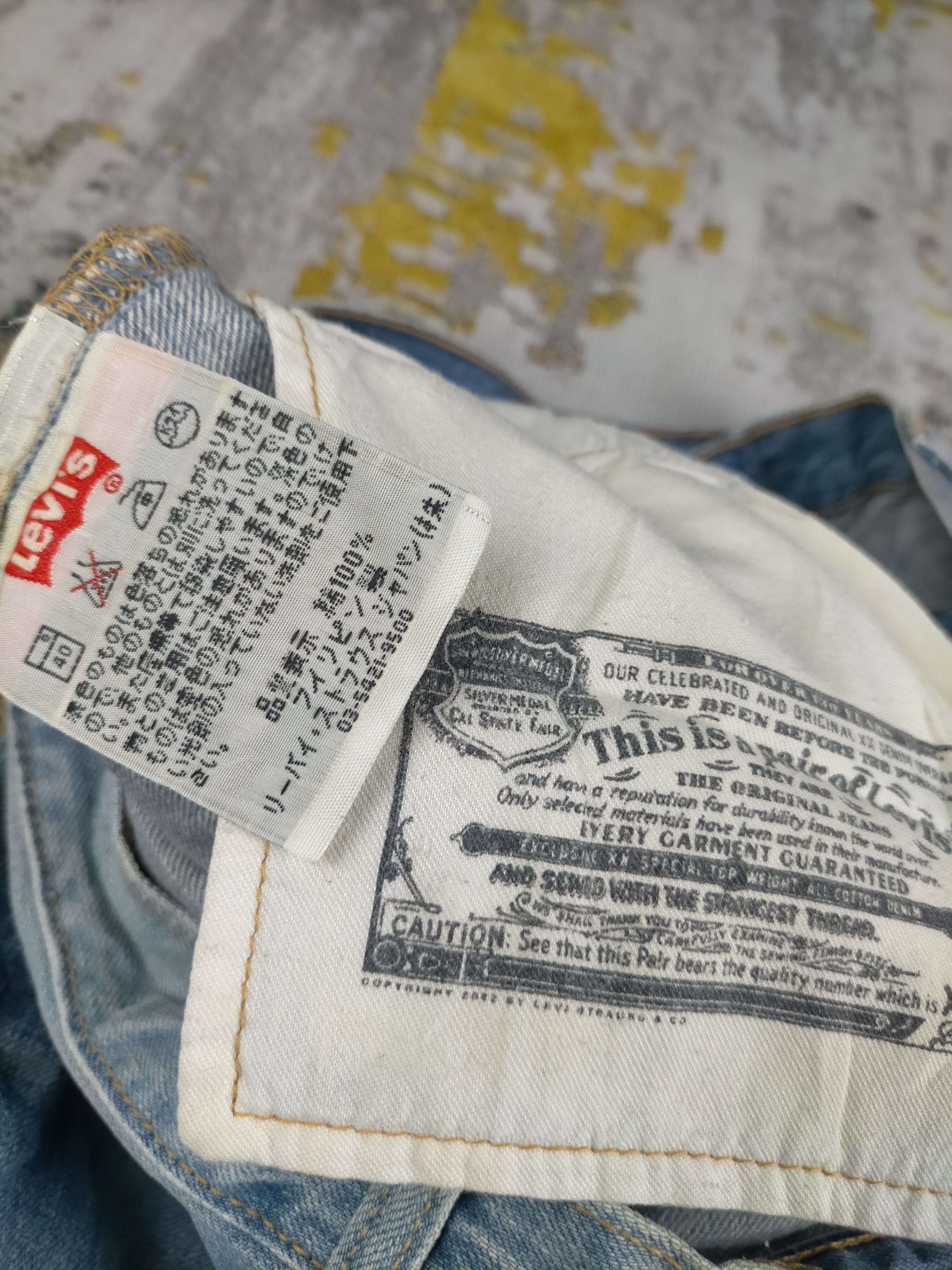 Levi's 🔥 Vintage 90s Levis 501 Button 359 Distressed Jeans Size US 34 / EU 50 - 9 Thumbnail