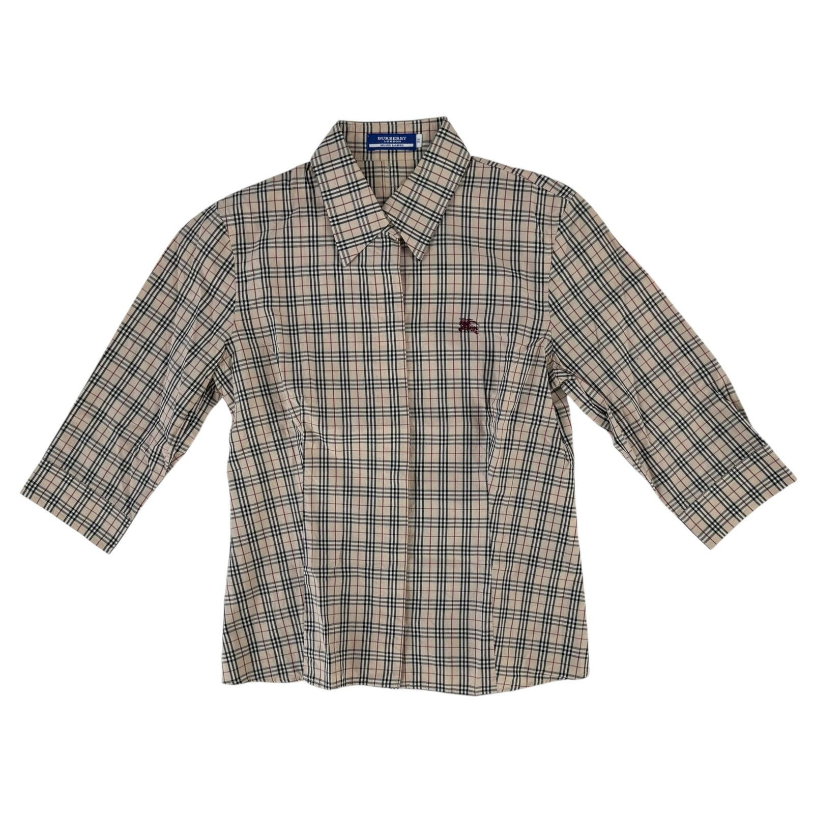 Burberry Burberry Nova Check Blouse Size XS / US 0-2 / IT 36-38 - 1 Thumbnail
