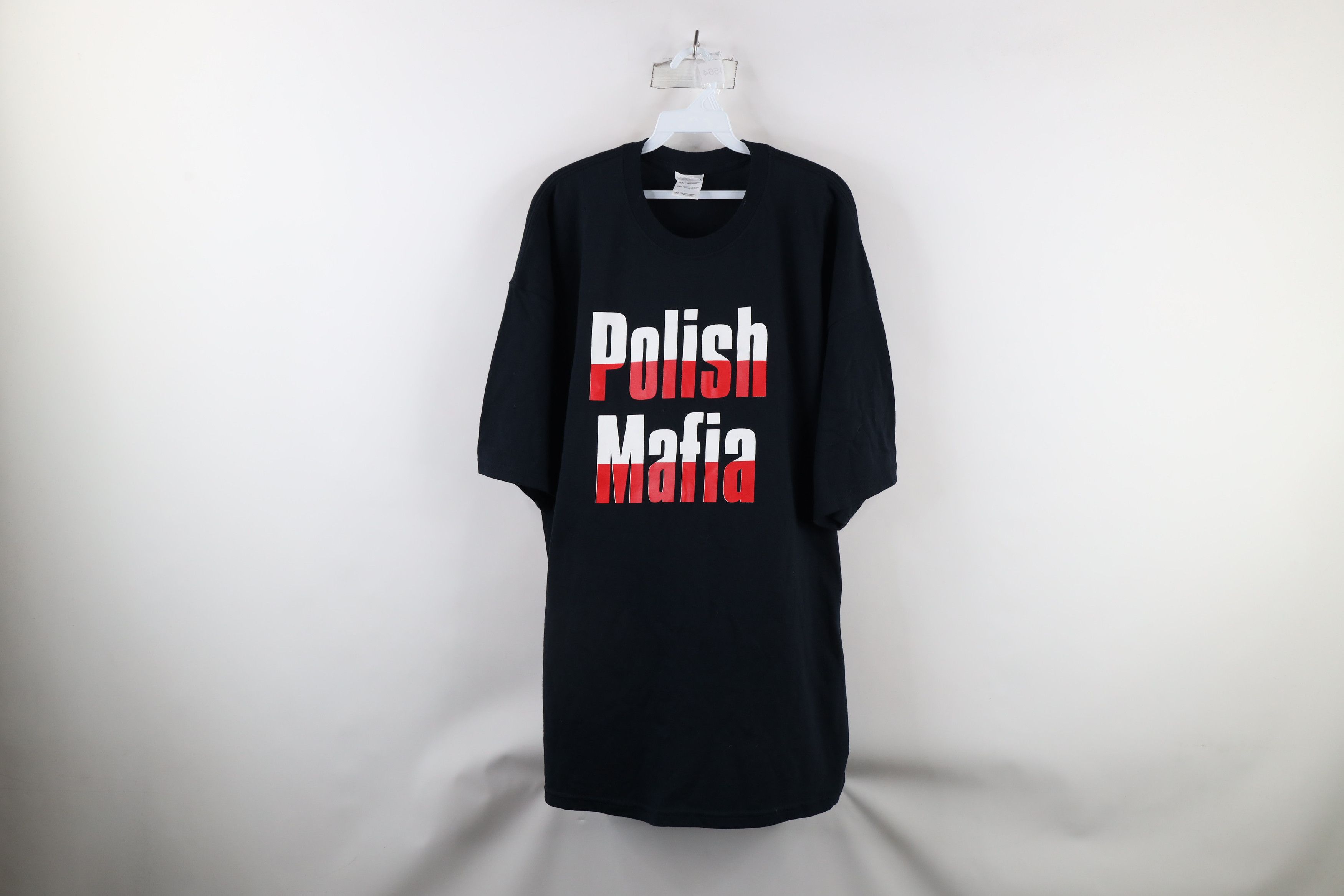 Vintage Vintage Streetwear Out Polish Mafia T-Shirt Black Cotton Size US XXL / EU 58 / 5 - 1 Thumbnail