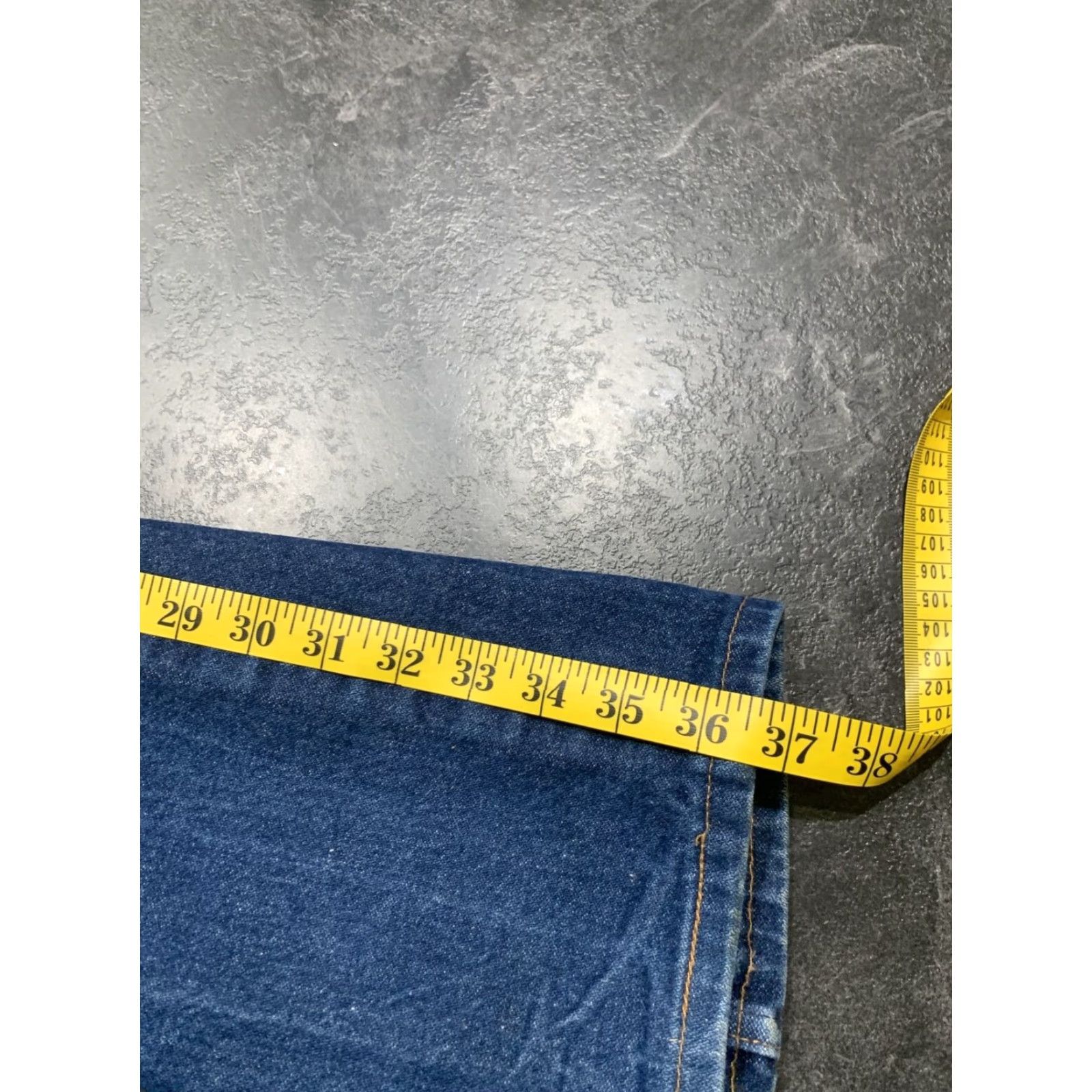 Wrangler Wrangler Men's Blue Denim Cowboy Cut Tapered Jeans 32x36 Size US 32 / EU 48 - 5 Thumbnail