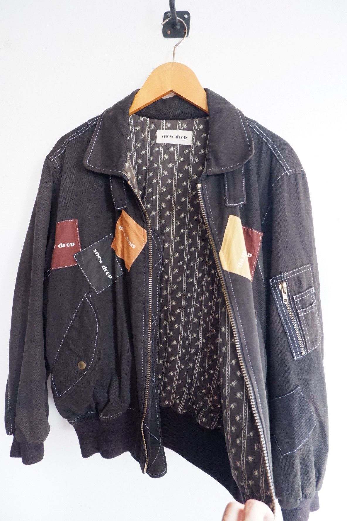 Issey Miyake Vintage Snow Drop Bomber Jacket Size US L / EU 52-54 / 3 - 5 Thumbnail