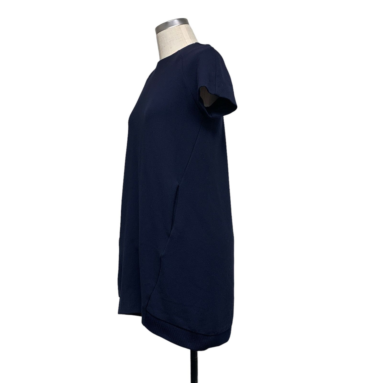 Zara Zara Womens Size M Blue Short Sleeve Dress Size M / US 6-8 / IT 42-44 - 2 Thumbnail