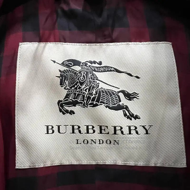 Burberry Burberry Red Cotton Mid-Length Coat. Size XXS / US 00 / IT 34 - 4 Thumbnail