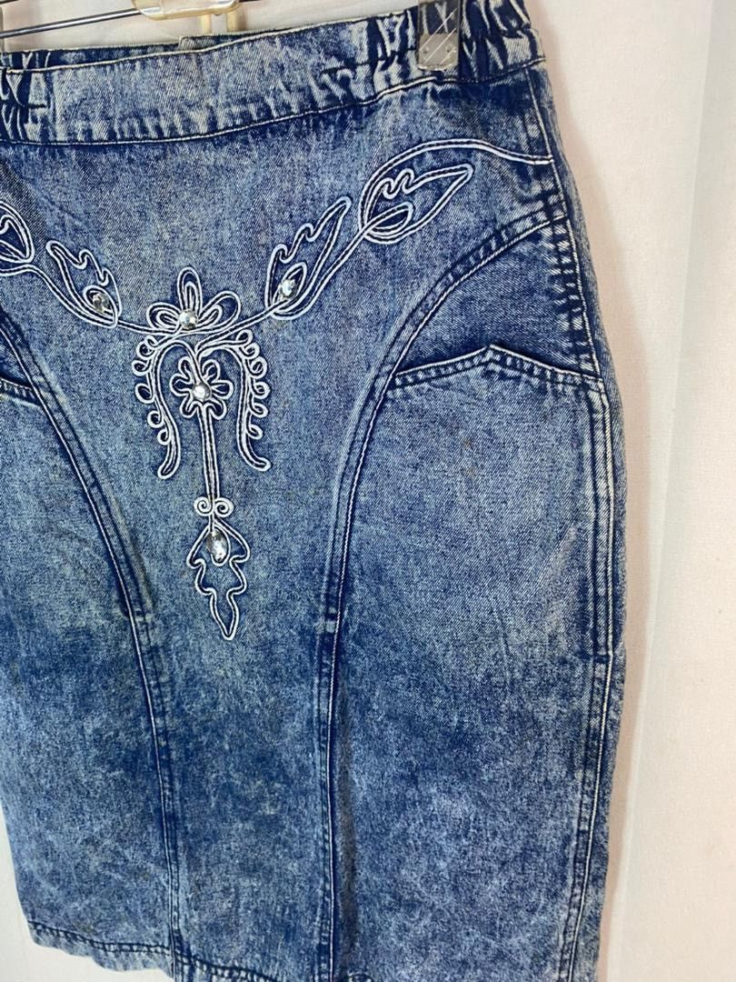 Other Best price 🔥Unbrand selvedge denim skirt size 27-28 Size 28" / US 6 / IT 42 - 10 Thumbnail