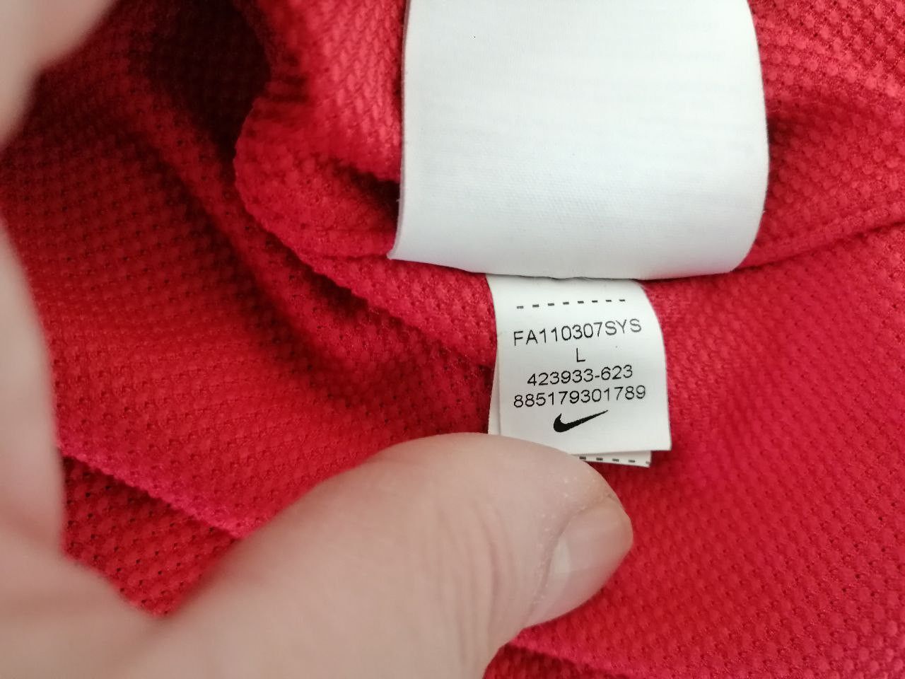 Nike Nike Manchester United Home 2011-2012 Long Sleeve Jersey Size US L / EU 52-54 / 3 - 9 Thumbnail