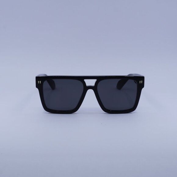 Off-White Off-White OERI133 SPRINGFIELD 1307 Sunglasses Black Square Size ONE SIZE - 2 Thumbnail