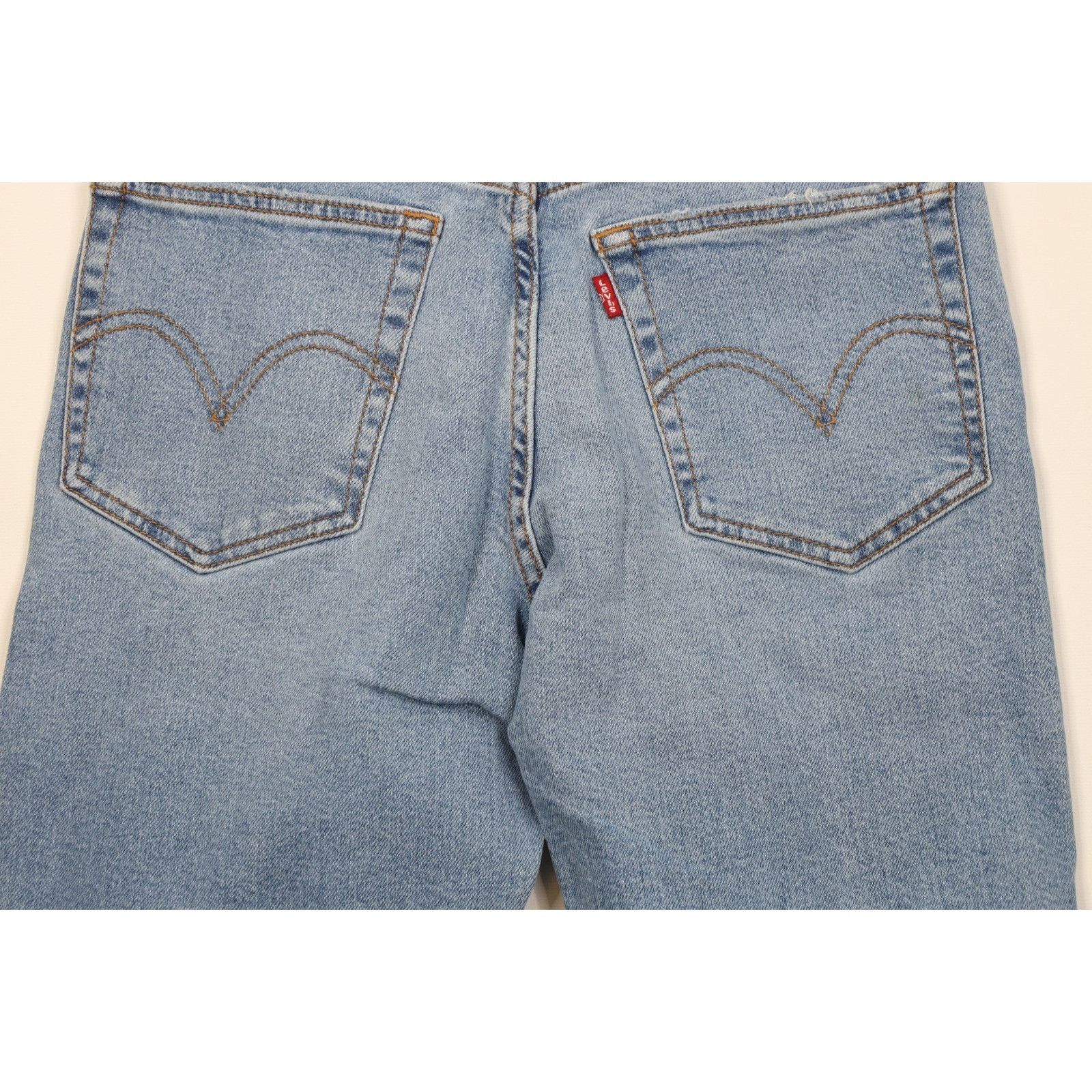 Levi's Deadstock Vintage Y2K Levis Button Fly Wedgie Straight Jeans Size 26" / US 2 / IT 38 - 10 Thumbnail