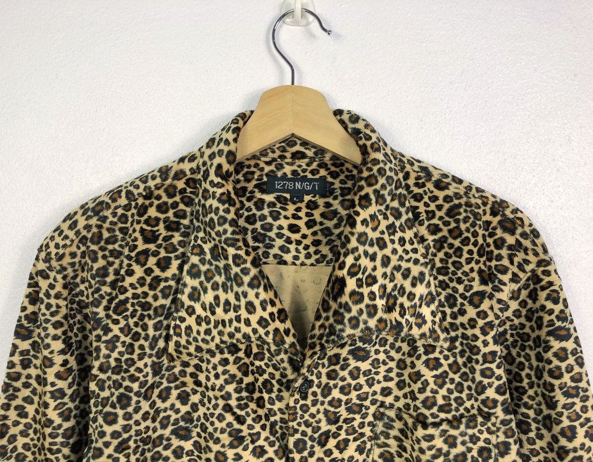 Vintage Rare 1278 N/G/T Japan Leopard Pattern Button Ups Shirt Size US L / EU 52-54 / 3 - 2 Thumbnail