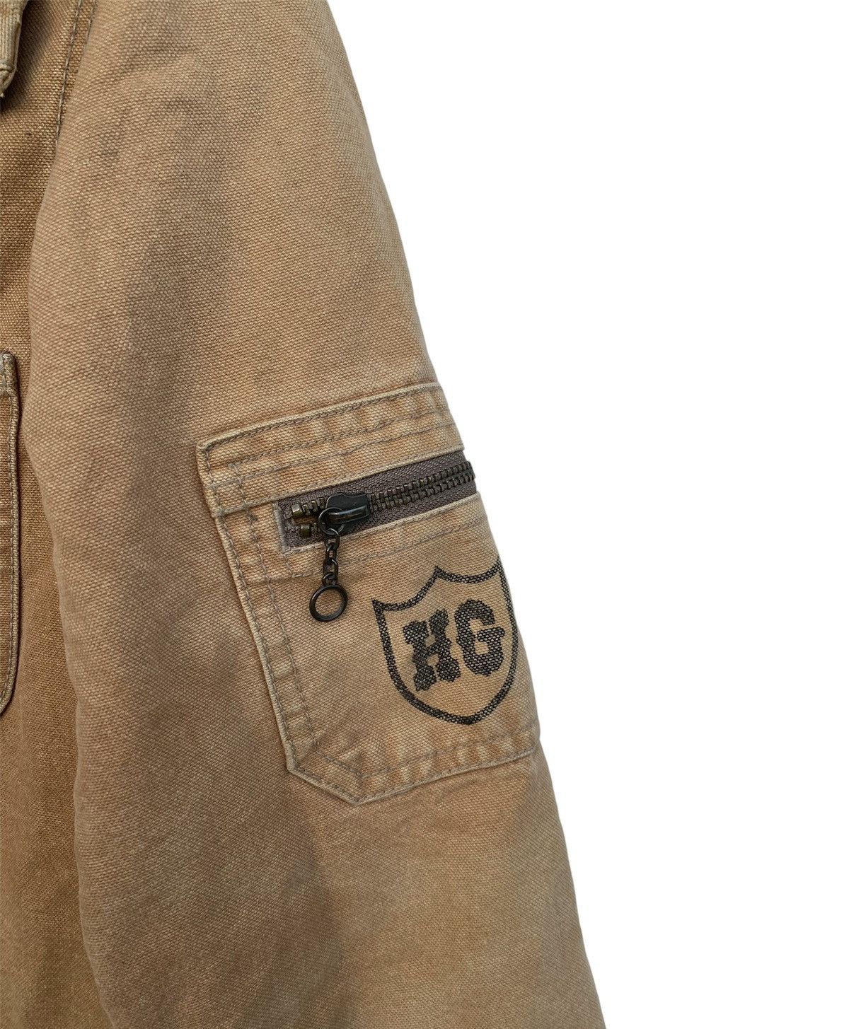Hysteric Glamour × Japanese Brand HYSTERIC GLAMOUR CHORE JACKET DISTRESS DUCK CANVAS Size US M / EU 48-50 / 2 - 3 Thumbnail