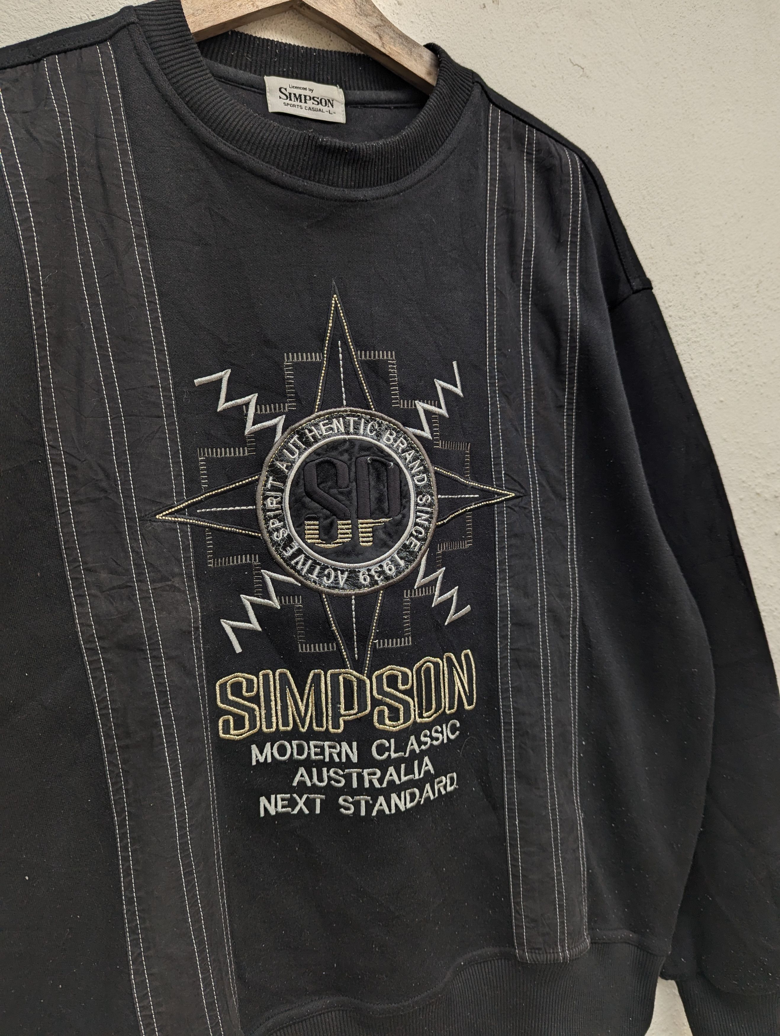 The Simpsons × Vintage SIMPSON MODERN CLASSIC SWEATSHIRT Size US L / EU 52-54 / 3 - 3 Thumbnail