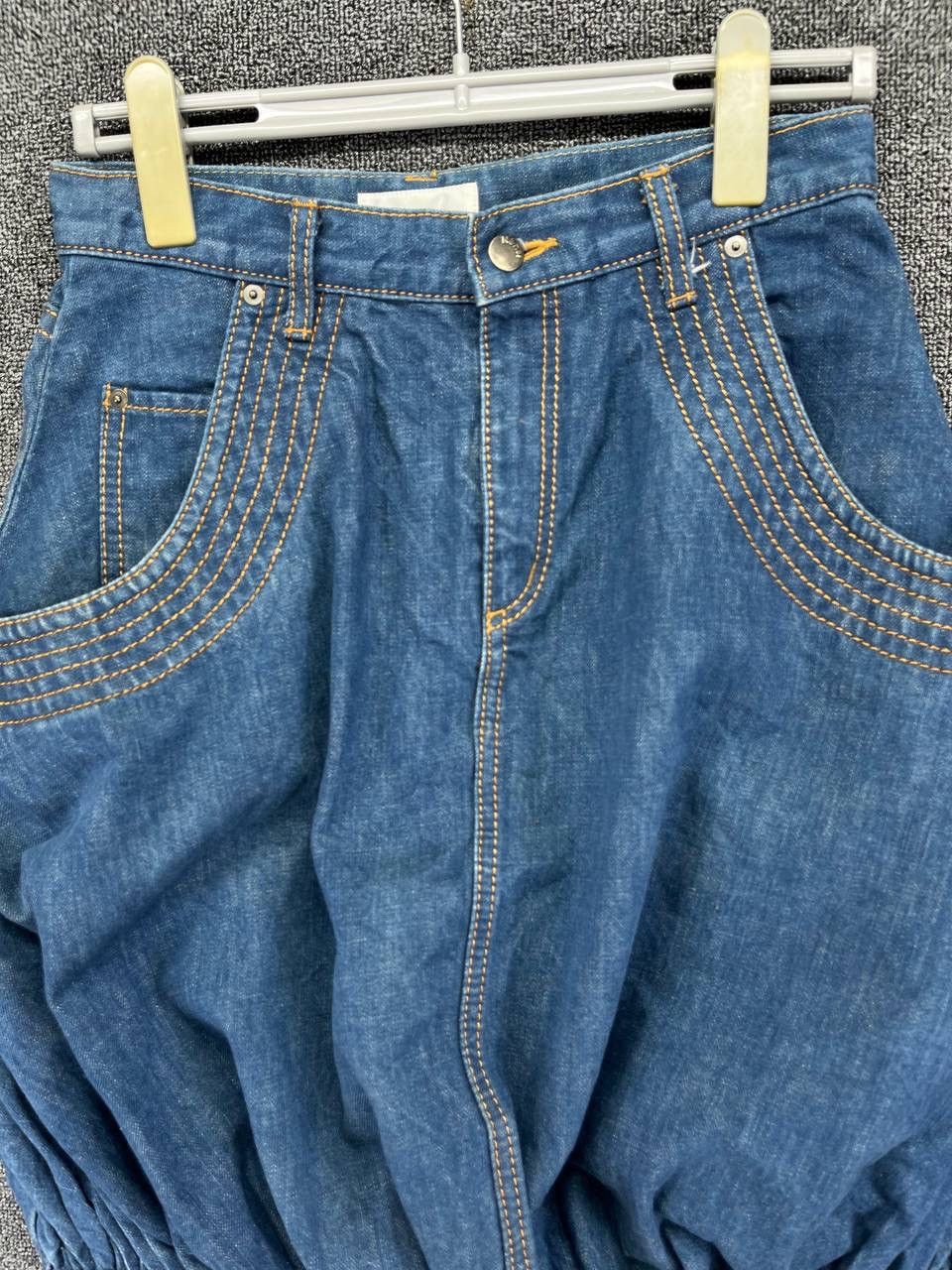 Issey Miyake Vintage Issey Miyake Ne-Net Rare Denim Midi Skirts Size 28" / US 6 / IT 42 - 2 Thumbnail
