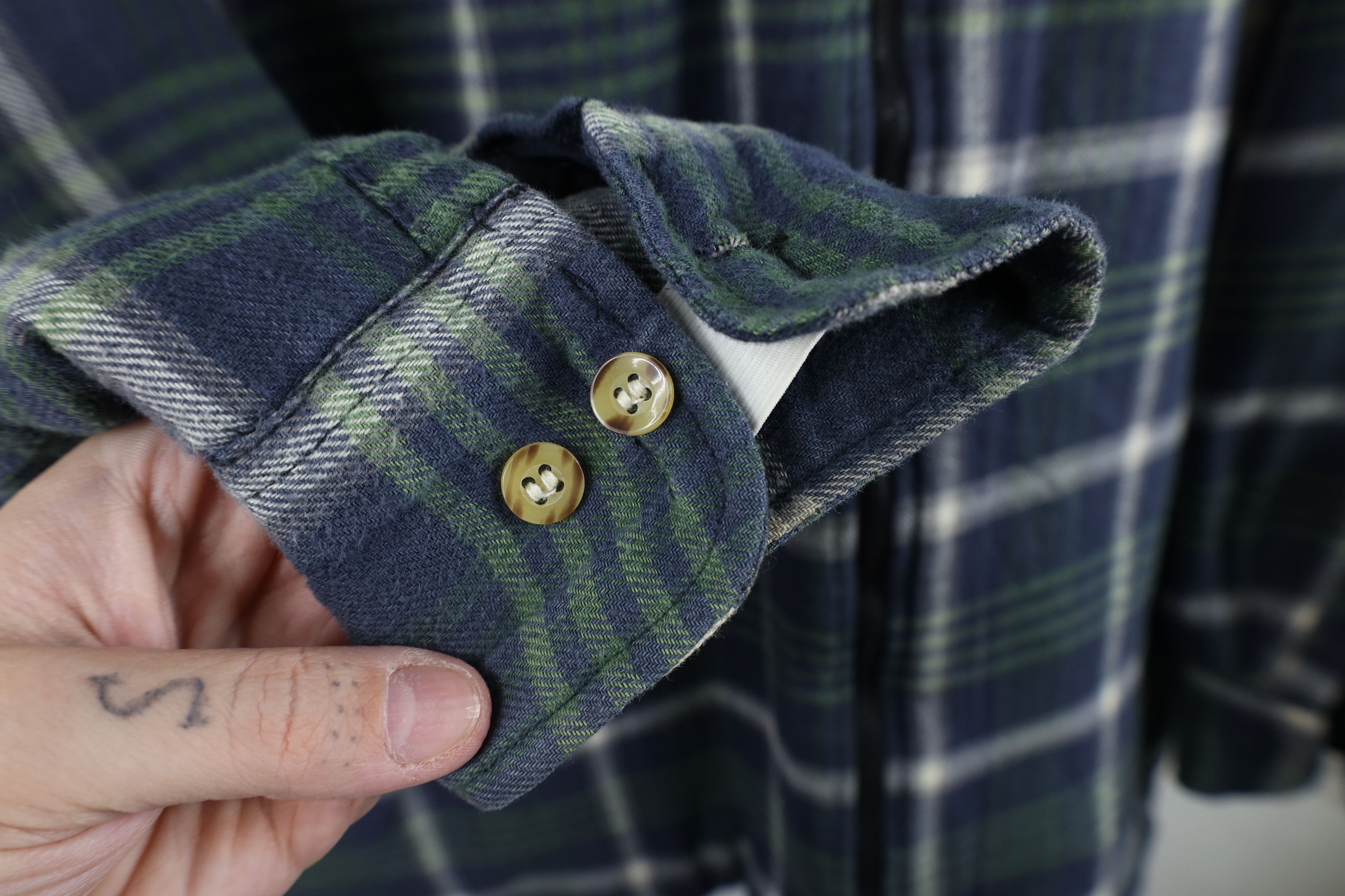 Vintage Vintage 90s Streetwear Fleece Lined Flannel Shirt Jacket Size US XXL / EU 58 / 5 - 4 Thumbnail