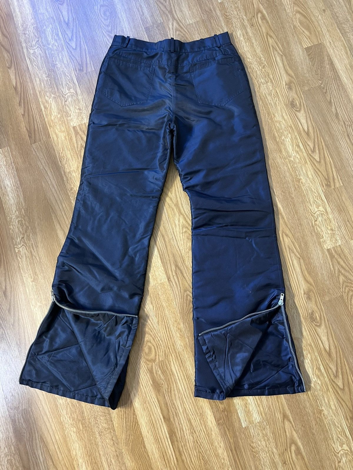 Celine Vintage CELINE Paris 1992 Silk Technical Pants Size 27" / US 4 / IT 40 - 2 Thumbnail
