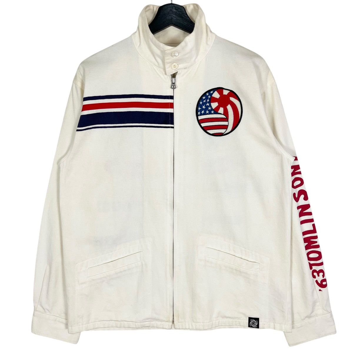 Vintage Vintage Hot Rod Rock ‘N Roll Drag Embroidery Zipper Jacket Size US L / EU 52-54 / 3 - 1 Thumbnail