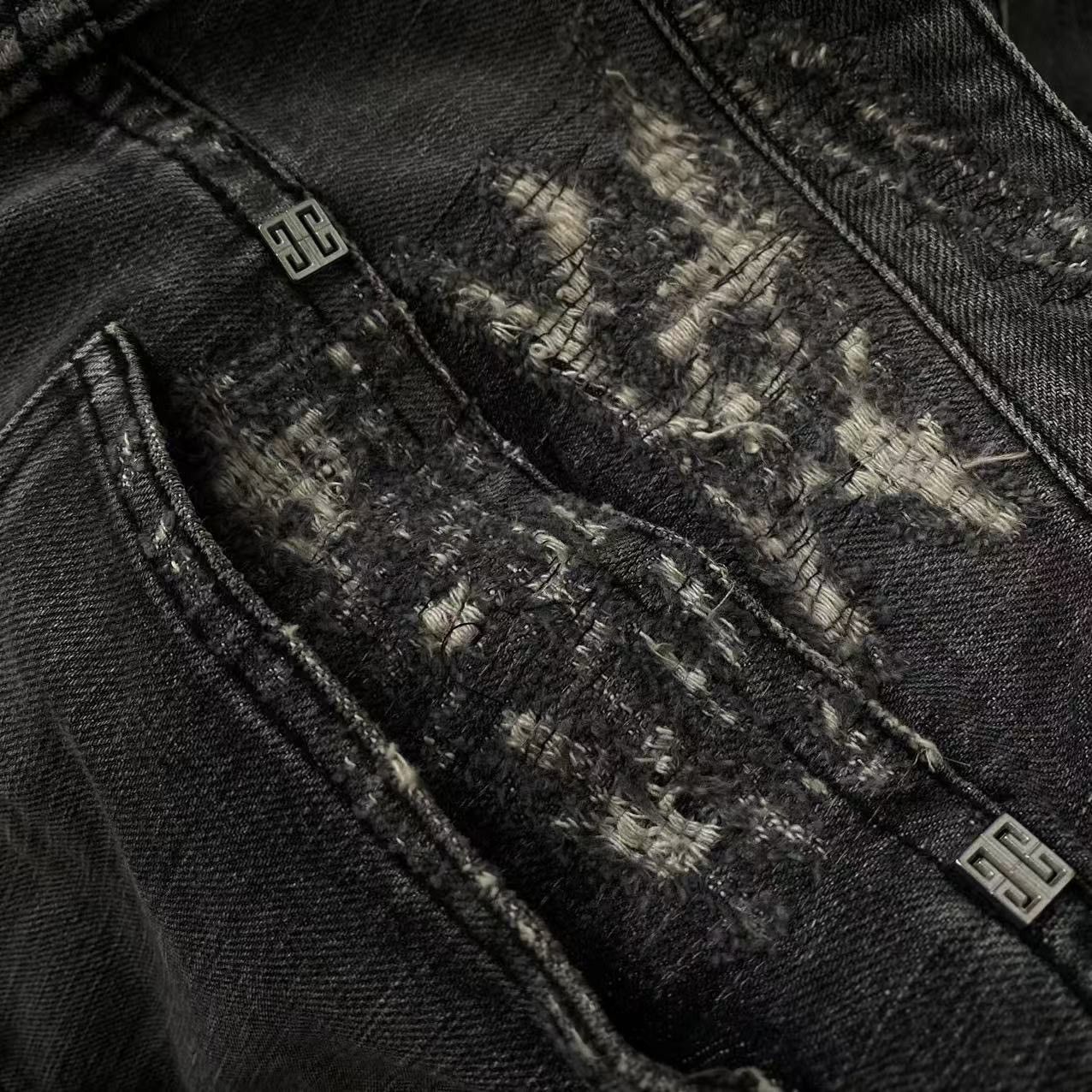Givenchy Givenchy Matthew Williams Distressed Moleskin Boro Denim Size US 30 / EU 46 - 7 Thumbnail