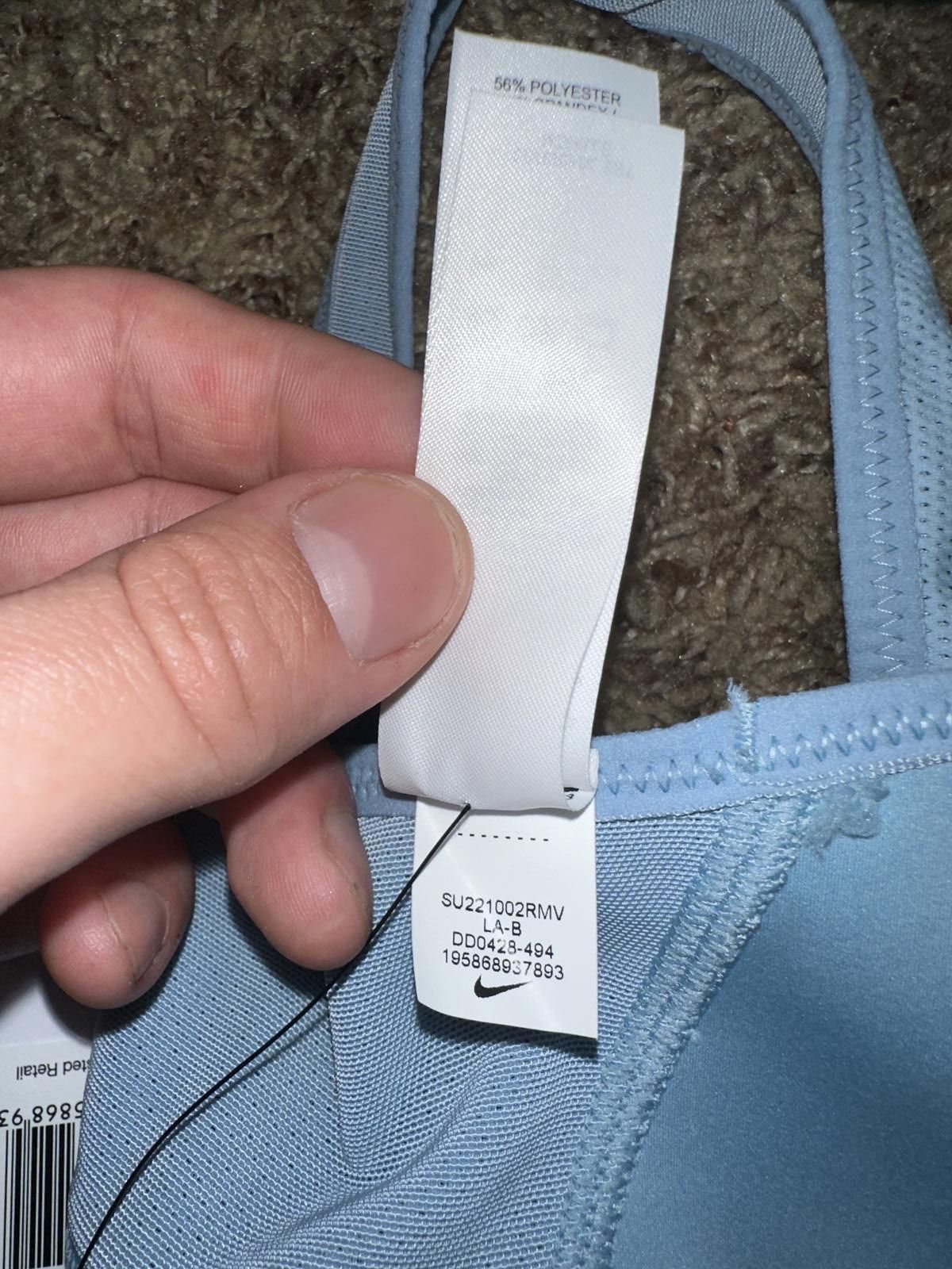 Nike Nike Dri-Fit High-Support Non-Padded Sports Bra Size ONE SIZE - 8 Thumbnail