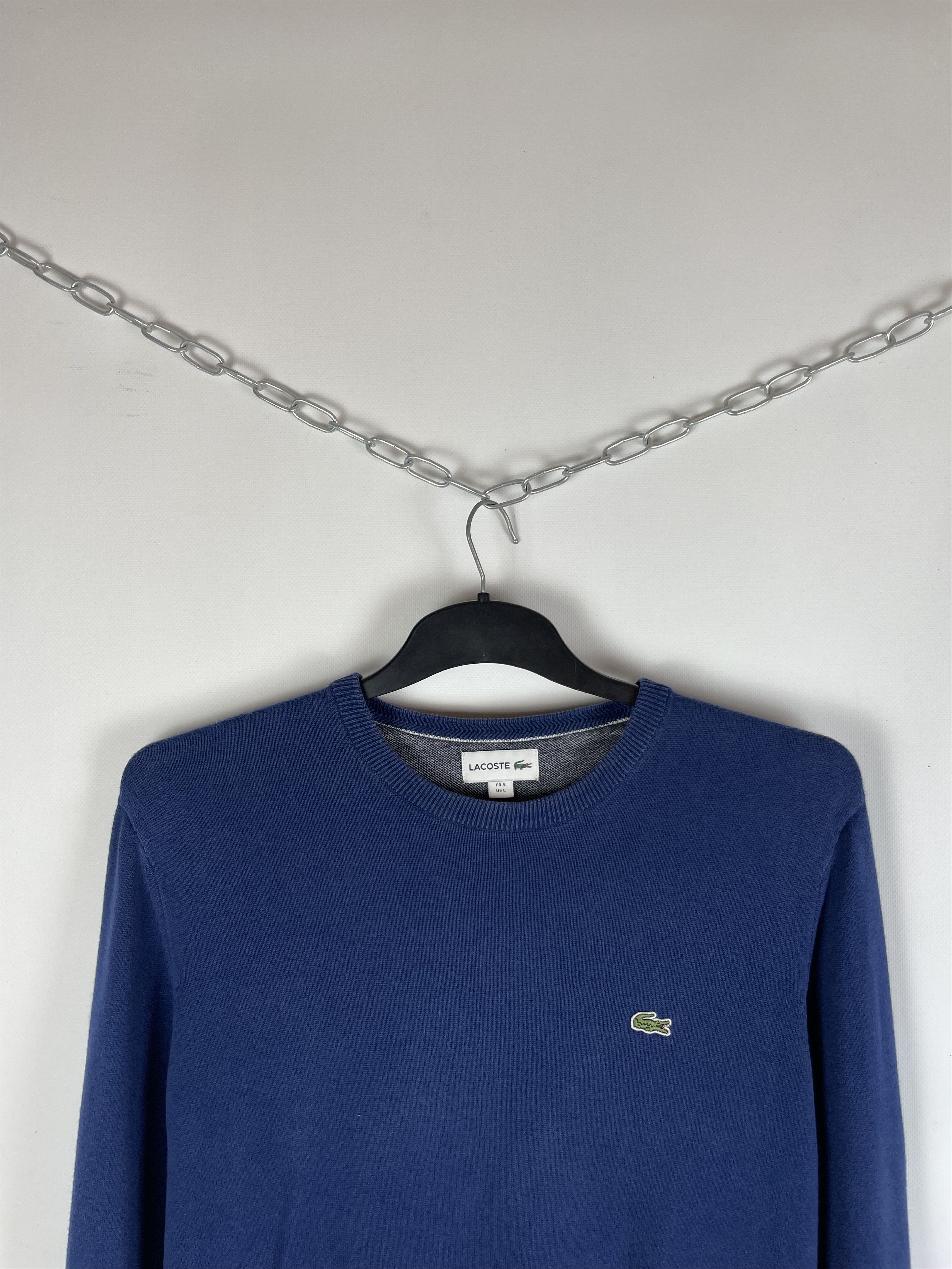 Lacoste Lacoste Vintage Check Knit Sweater Size US L / EU 52-54 / 3 - 3 Thumbnail