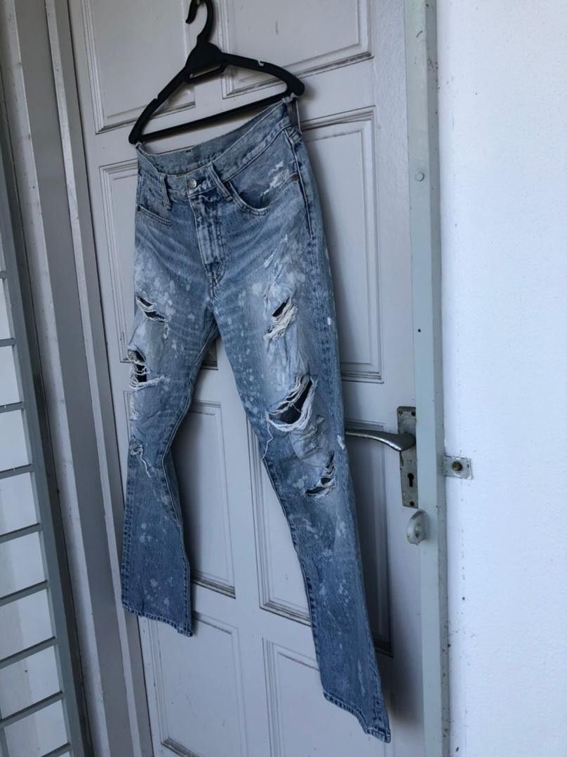 4GSELLER Very Rare Distressed denim brand Alternative RNA Verna inc Size US 33 - 3 Thumbnail