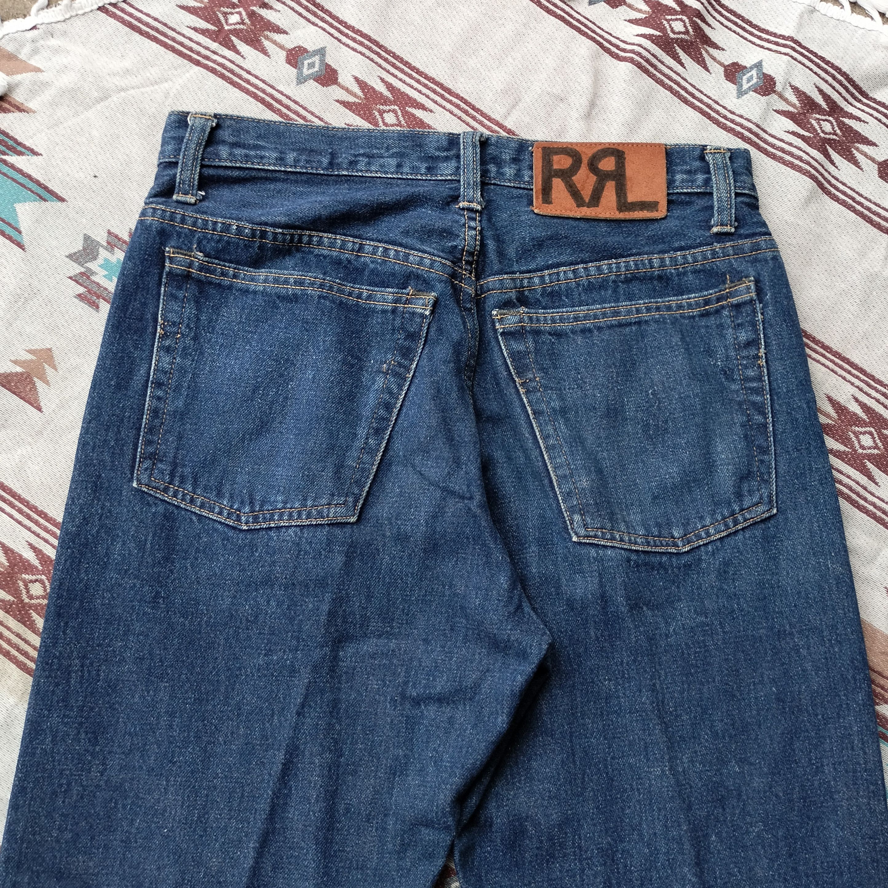 RRL Ralph Lauren Vintage double RL selvedge denim Size US 31 - 14 Thumbnail