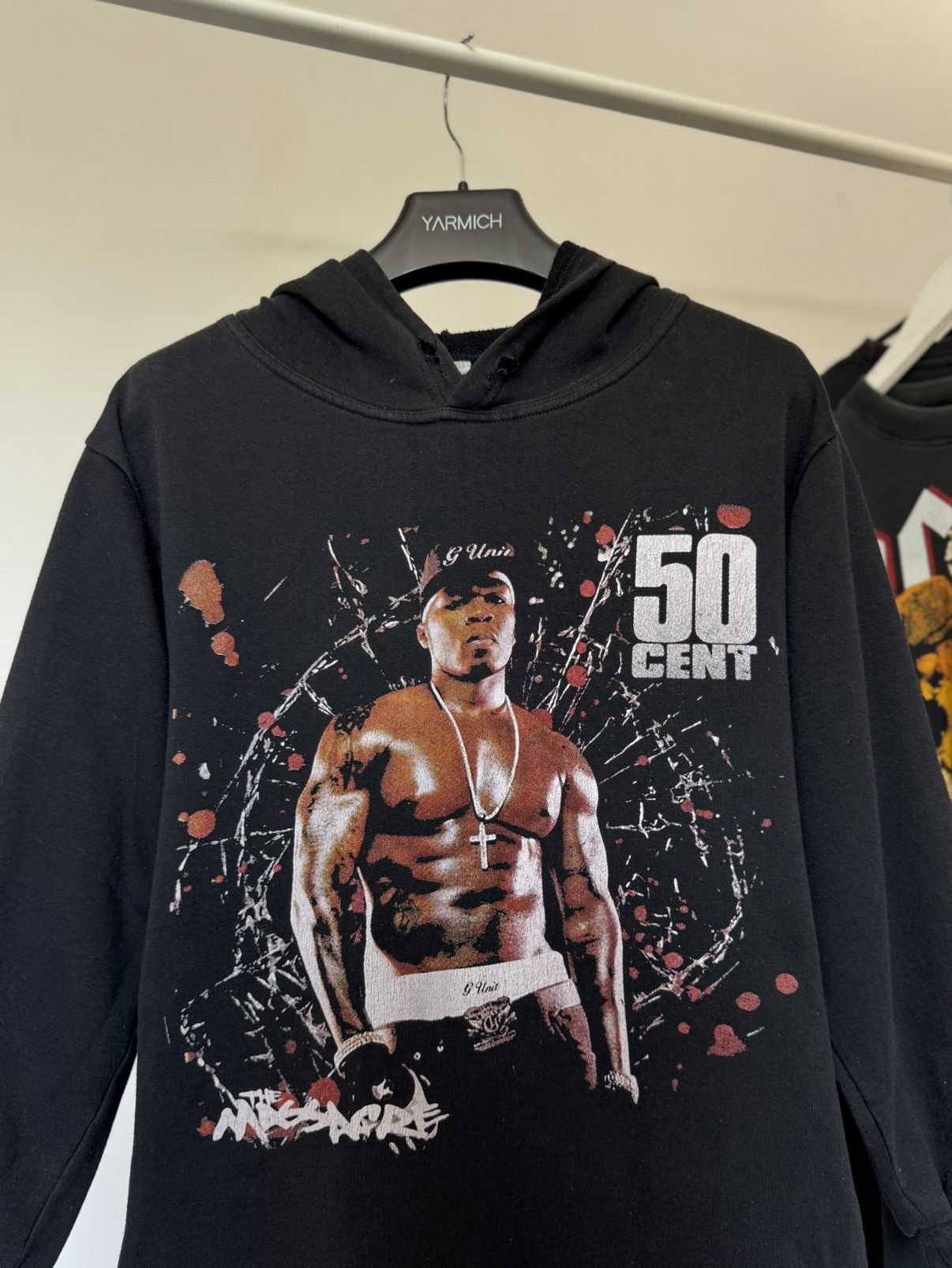 50 Cent Vintage 50 Cent “The Massacre” Album Band Hoodie 2005 Size US M / EU 48-50 / 2 - 2 Thumbnail
