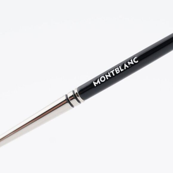 Montblanc Montblanc MB0072O 002 Eyeglasses Silver/Black 55mm Rectangle Size ONE SIZE - 4 Thumbnail