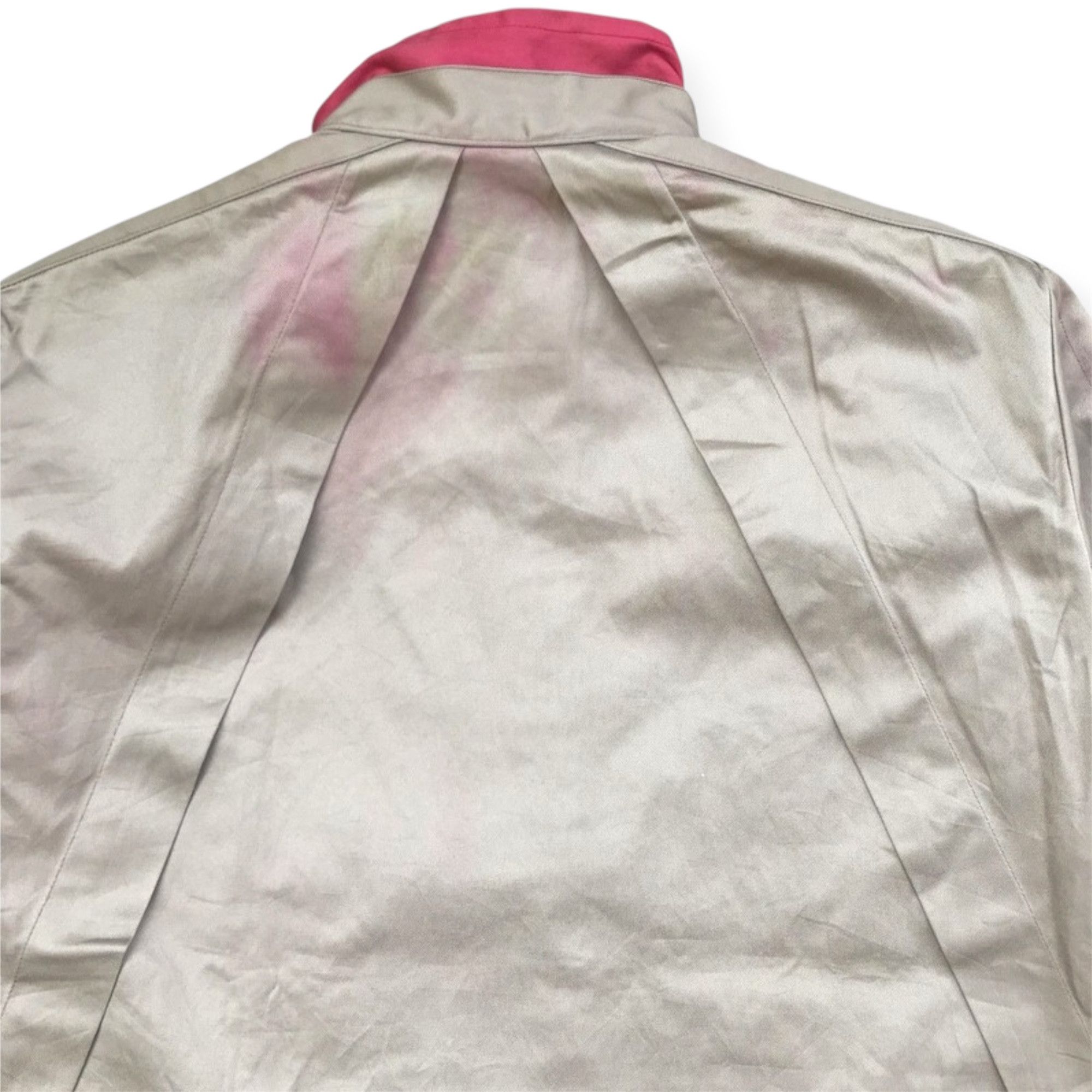 Issey Miyake Vintage 80s Issey Miyake Pleated Sateen Bomber Jacket Size US M / EU 48-50 / 2 - 8 Thumbnail