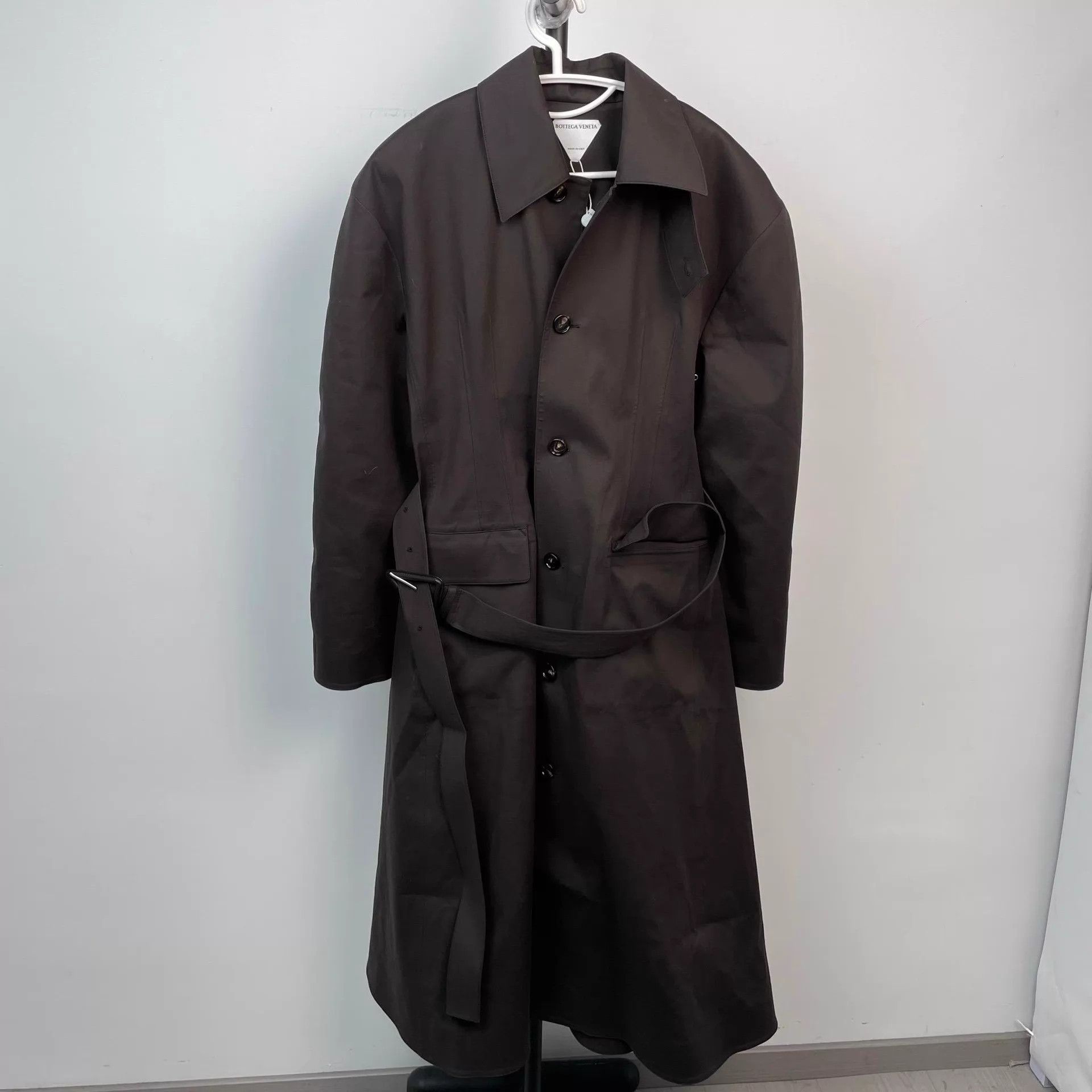 Bottega Veneta BV women's classic tri belt trench coat 260330VZZWS05 Size S / US 4 / IT 40 - 1 Thumbnail