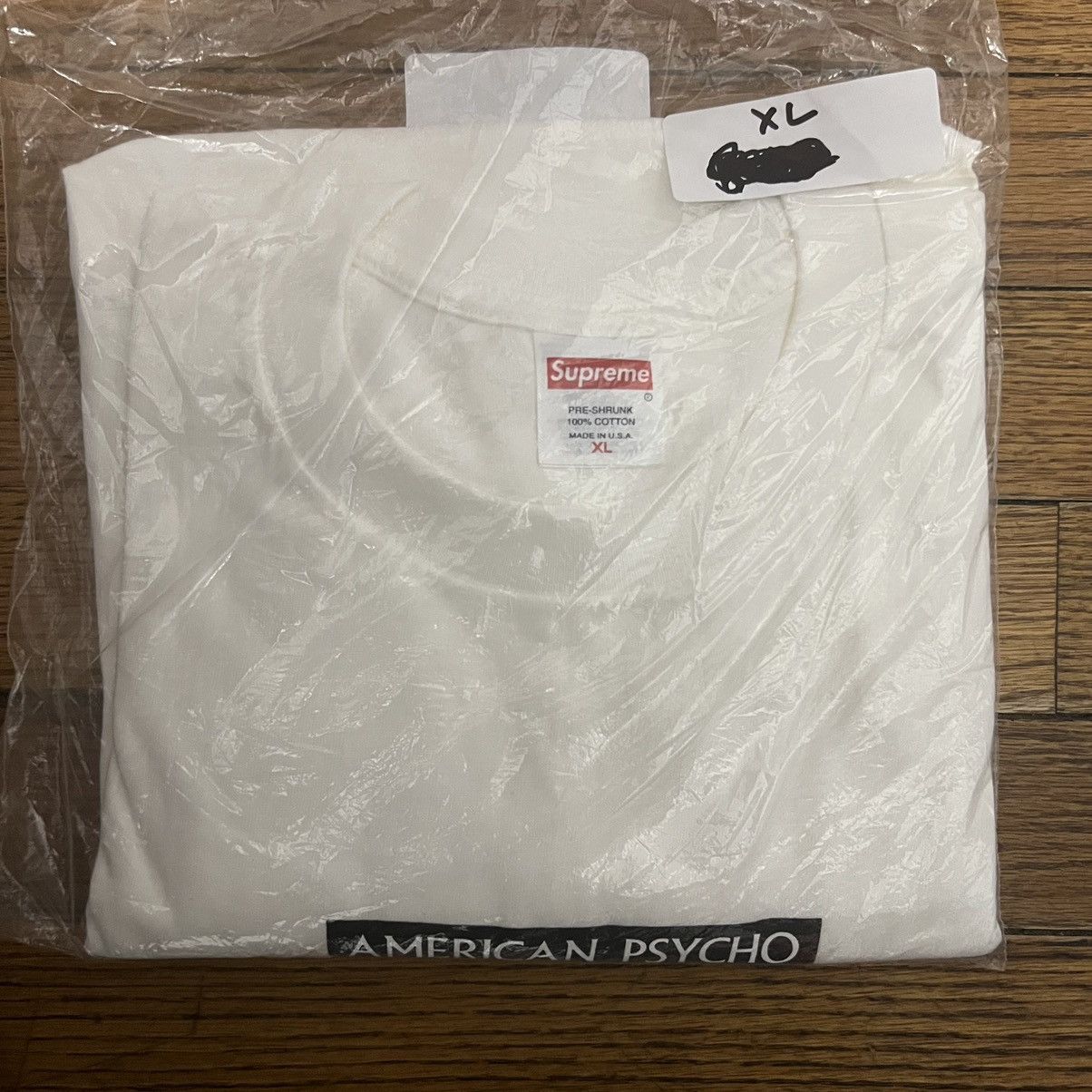 Supreme Supreme American Psycho White Tee Size: XL Size US XL / EU 56 / 4 - 2 Thumbnail