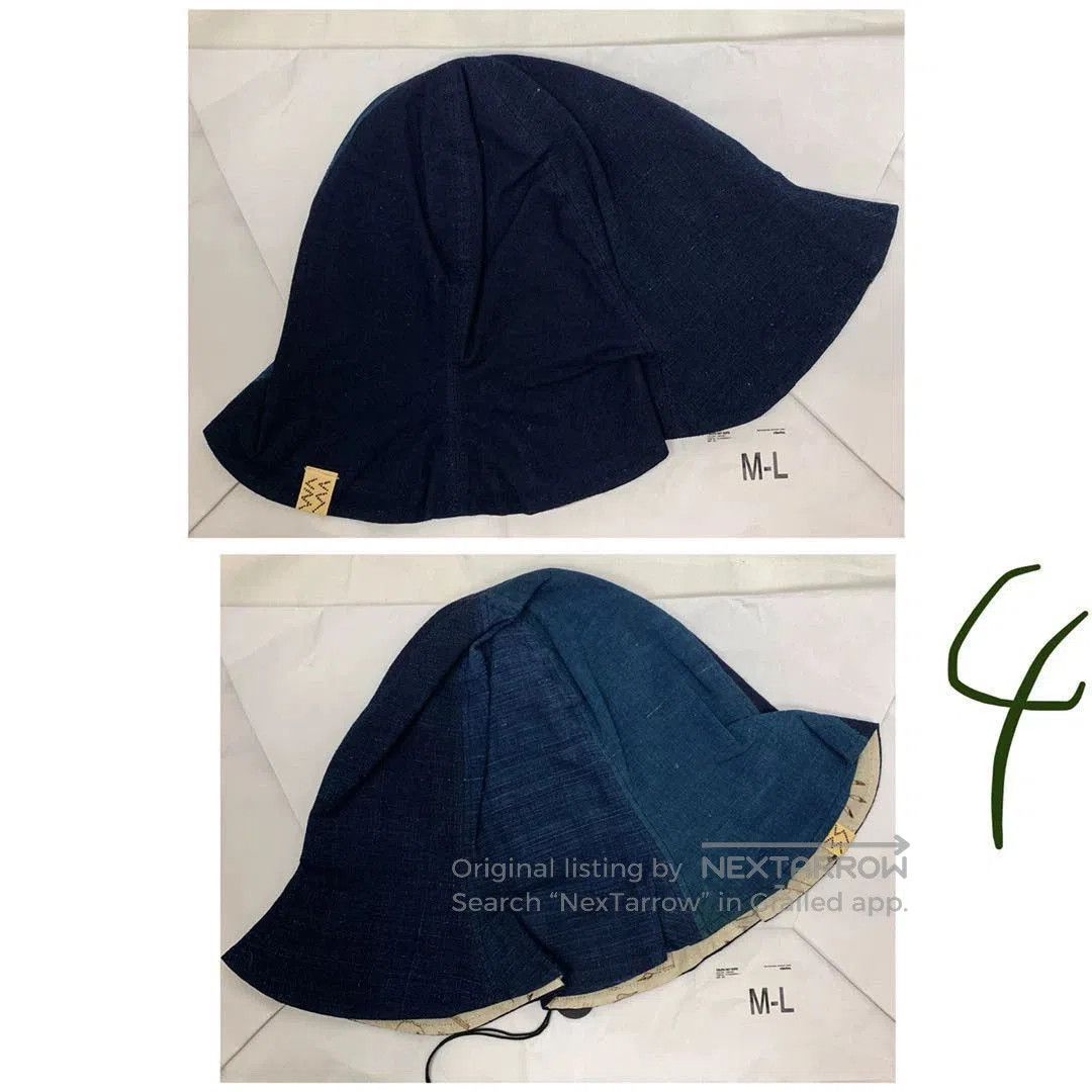 Visvim Blue Floral Pattern Bucket Hat S-M. Size ONE SIZE - 3 Thumbnail