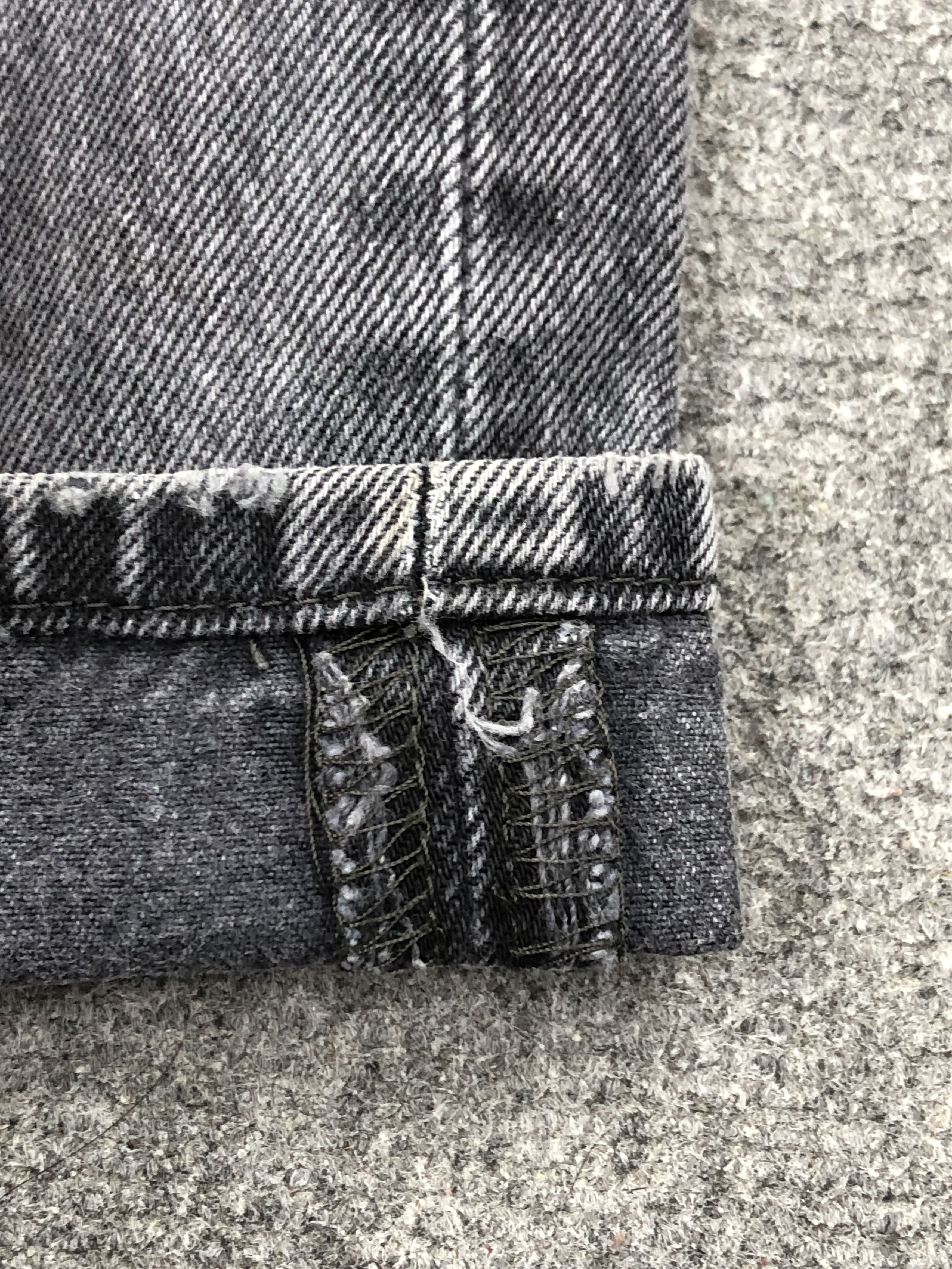 Levi's × Vintage Vintage Levis 501 Faded Black Denim Jeans Size US 28 / EU 44 - 11 Thumbnail