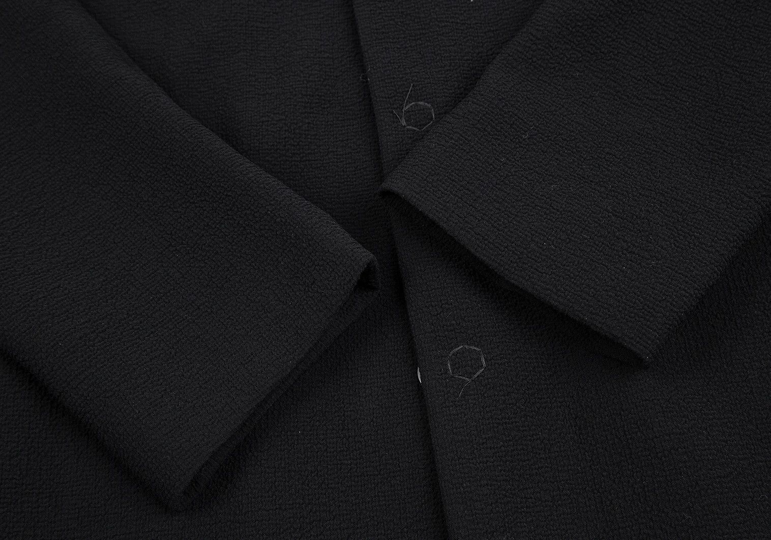 Emporio Armani Black Polyester Snap Button Jacket Size 56 Size US XL / EU 56 / 4 - 8 Thumbnail