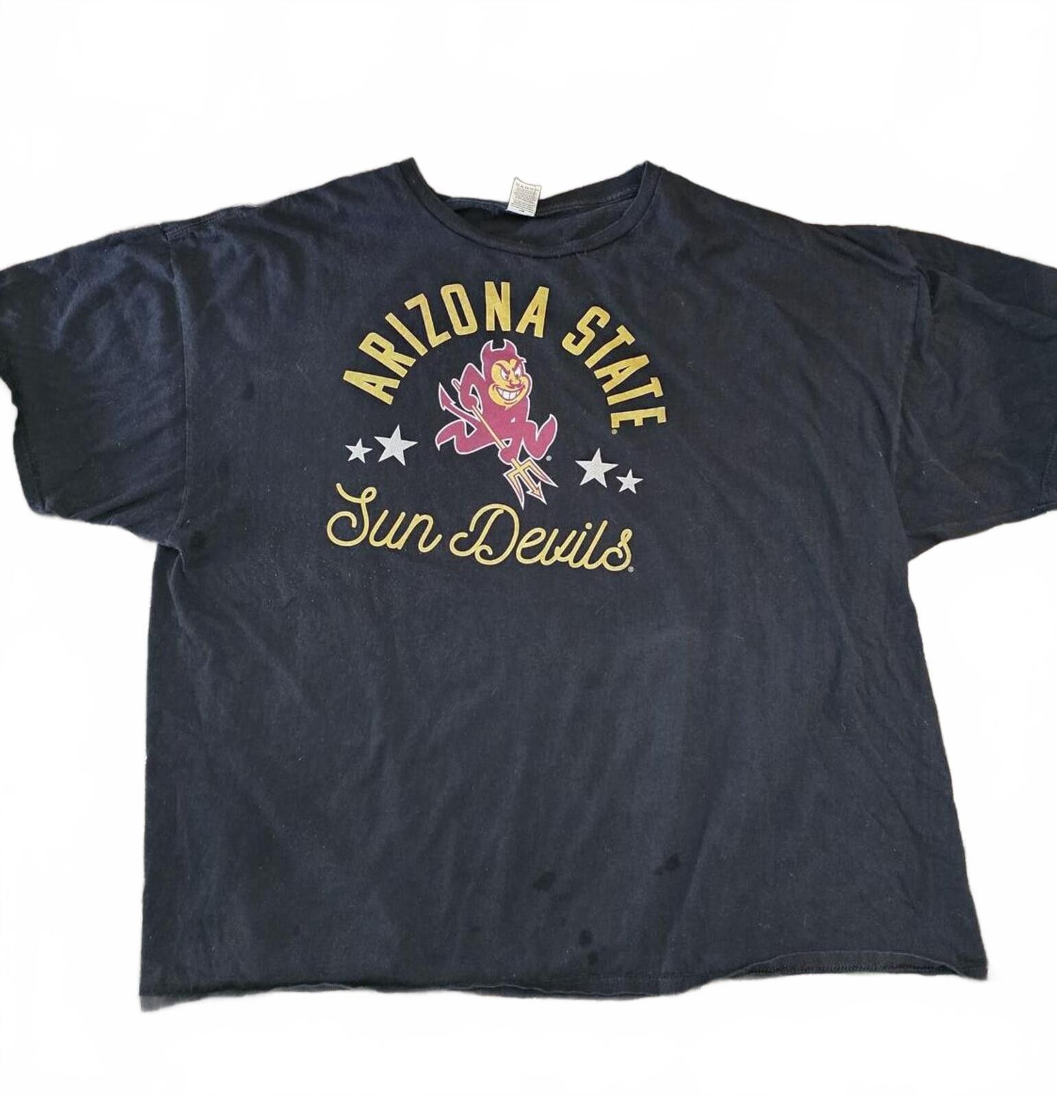 Other Arizona State Sun Devils Black Graphic T Shirt Plus Size 3X Size 3XL / US 20-22 - 4 Thumbnail