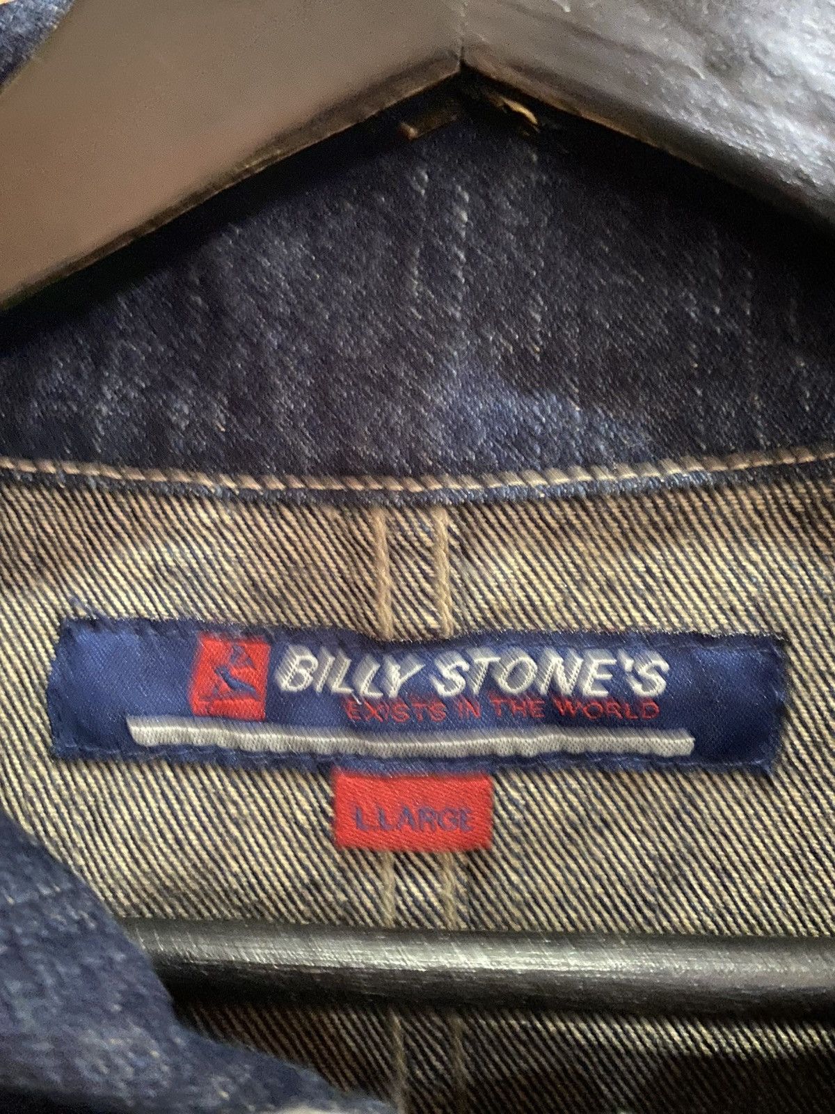 Japanese Brand Billy Stone’s Vintage Workwear Denim Jacket – Indigo Blue Size US XL / EU 56 / 4 - 6 Thumbnail
