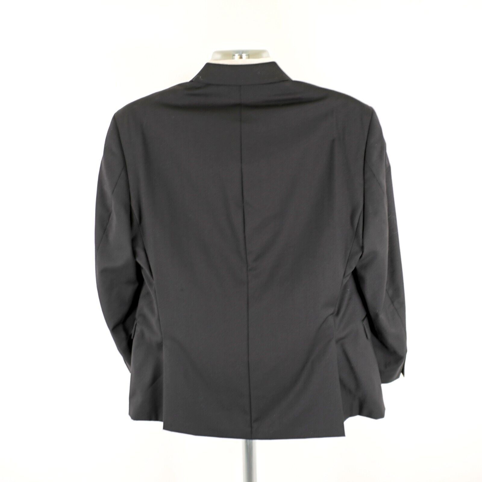 Calvin Klein Calvin Klein Black Wool 2 Button Blazer 42S Size 42S - 7 Thumbnail