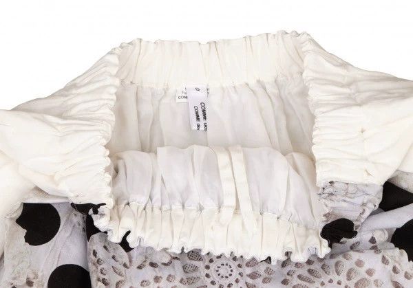 Comme des Garcons Comme Des Garcons White patterned lace skirt Size 24" / US 00 / IT 34 - 4 Thumbnail