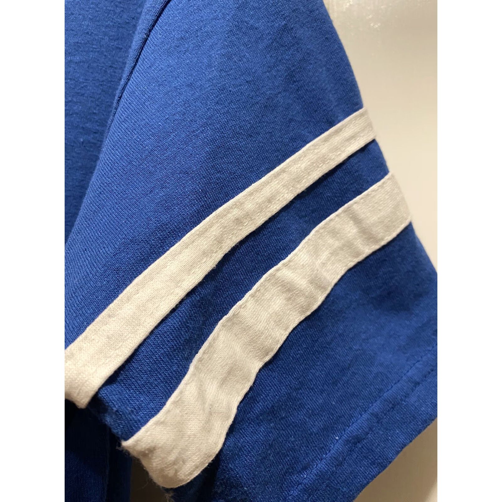 Augusta Sportswear Womens Medium Shirt Tri Delta Hacky Sack Senior Shirts M Blue Crew Neck Short Sleeve Cotton Blend Ringer Augusta Sportswear Women T-Shirt Size M / US 6-8 / IT 42-44 - 4 Thumbnail