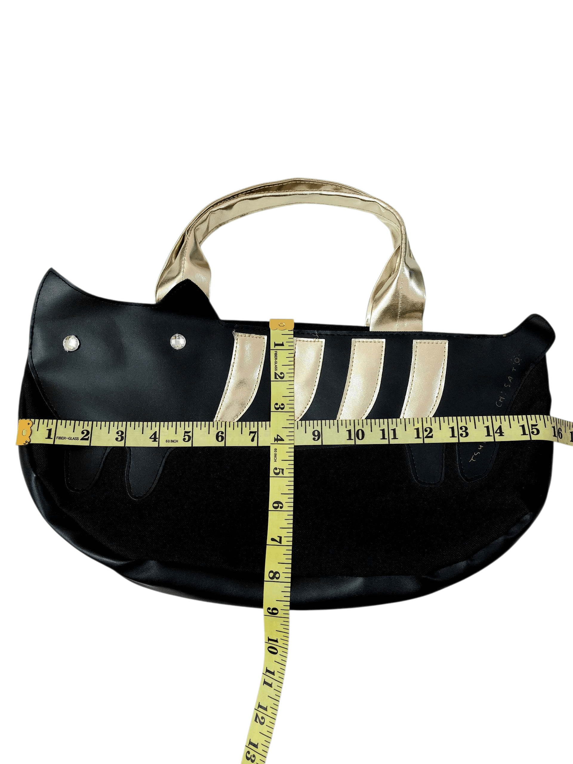 Tsumori Chisato Tsumuri Chisato Semi Leather Black Cat Handle Bag Size ONE SIZE - 6 Thumbnail