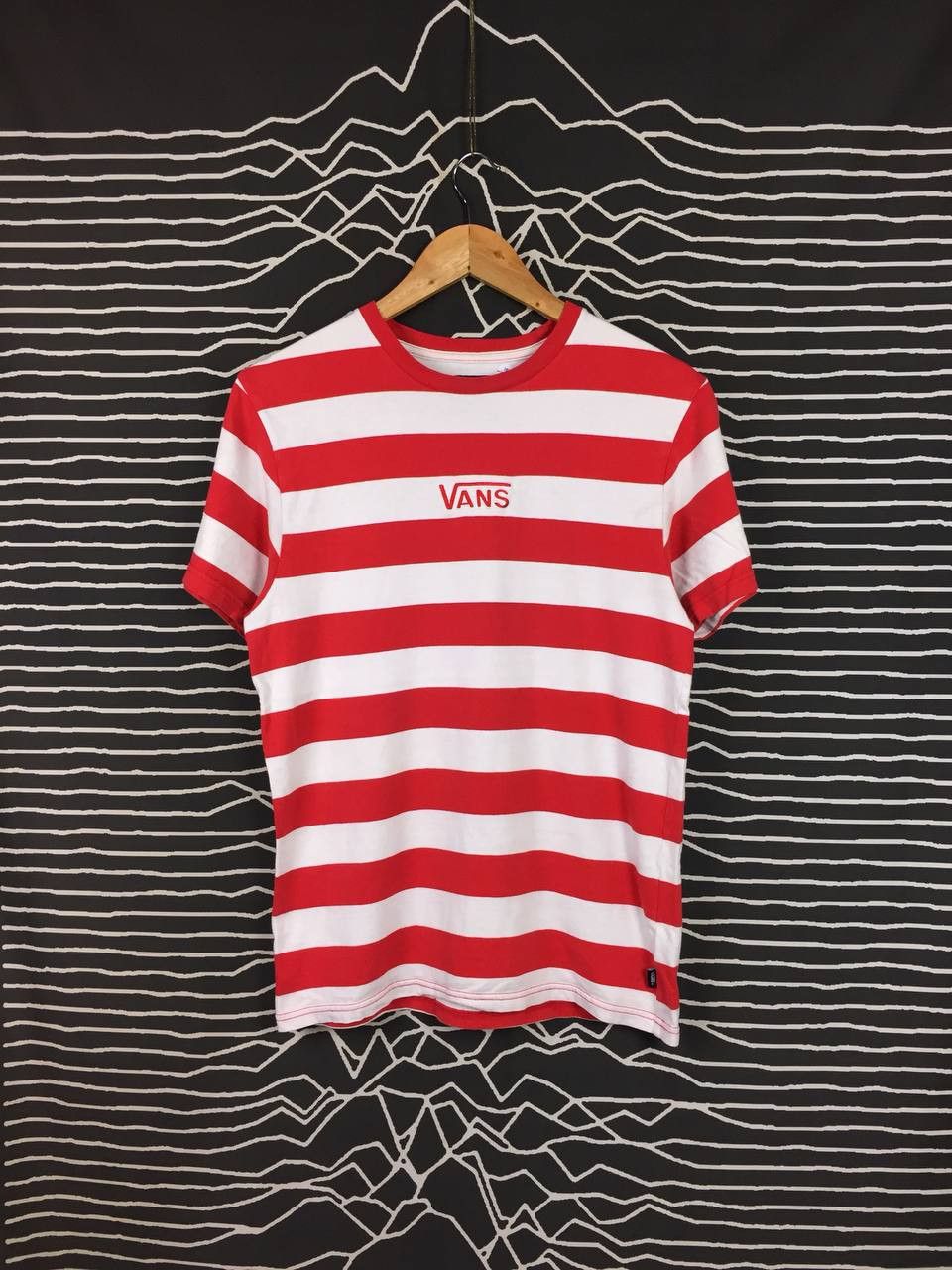 Vans Vans Skateboards Embroidered Logo Striped Tee Size US S / EU 44-46 / 1 - 1 Thumbnail