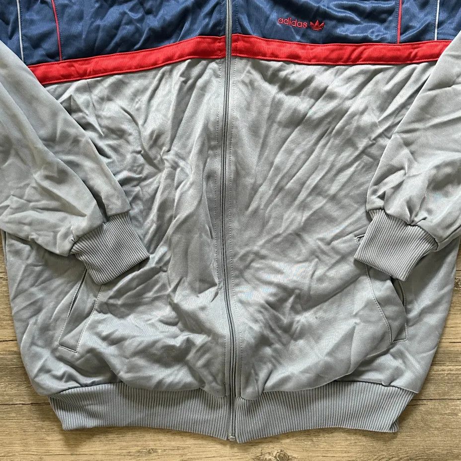 Adidas Vintage 80s Adidas Retro Track Jacket Size XL Size US XL / EU 56 / 4 - 2 Thumbnail