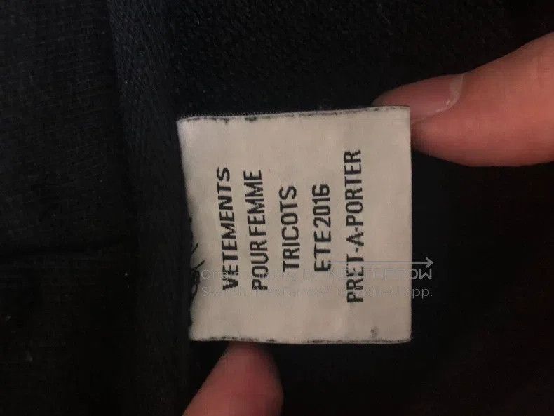 Vetements Vetements Instruction manual sweatshirt Size US M / EU 48-50 / 2 - 4 Thumbnail