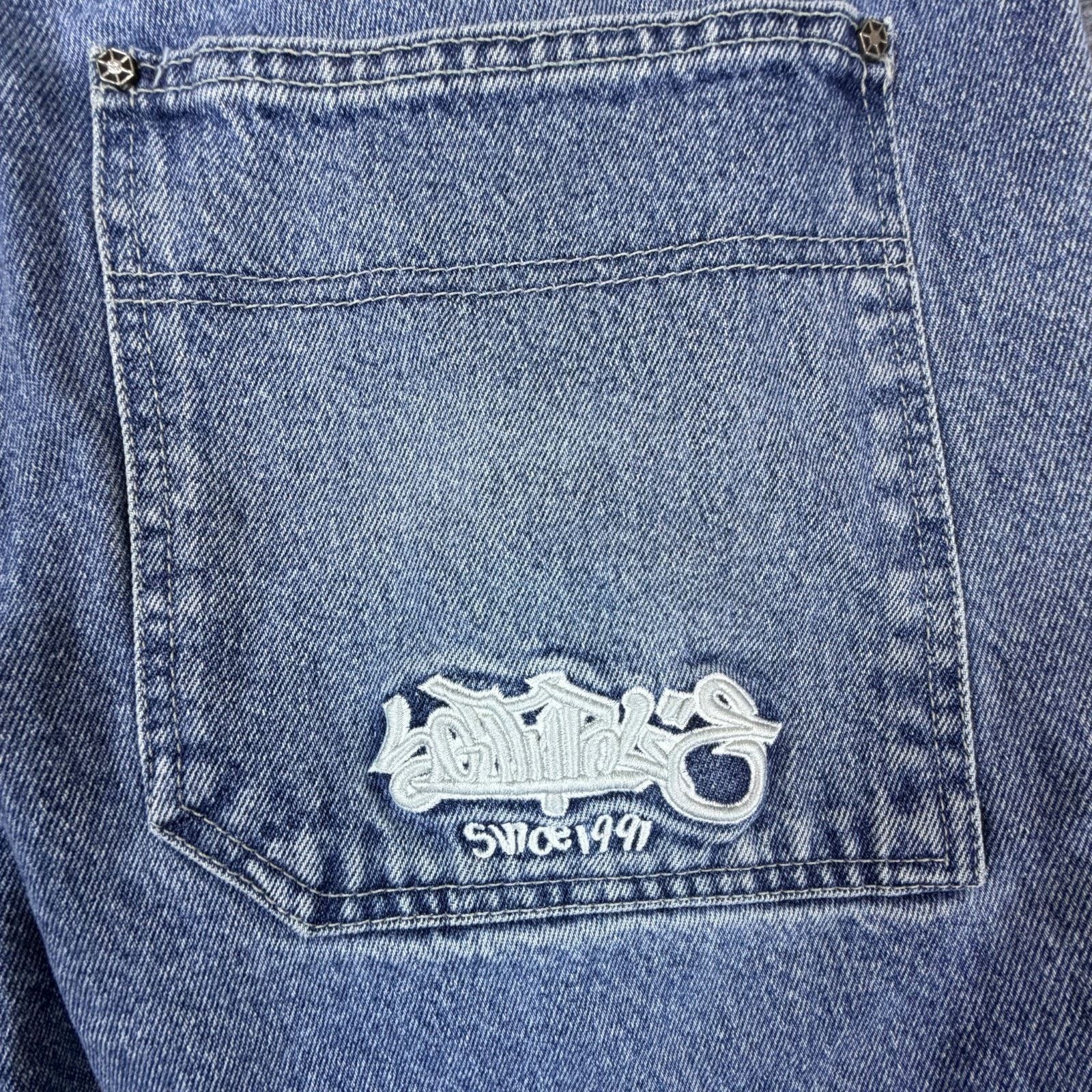 Southpole Vintage Y2K SouthPole Baggy Jean Shorts 36 Skater Streetwear Size US 36 / EU 52 - 11 Thumbnail