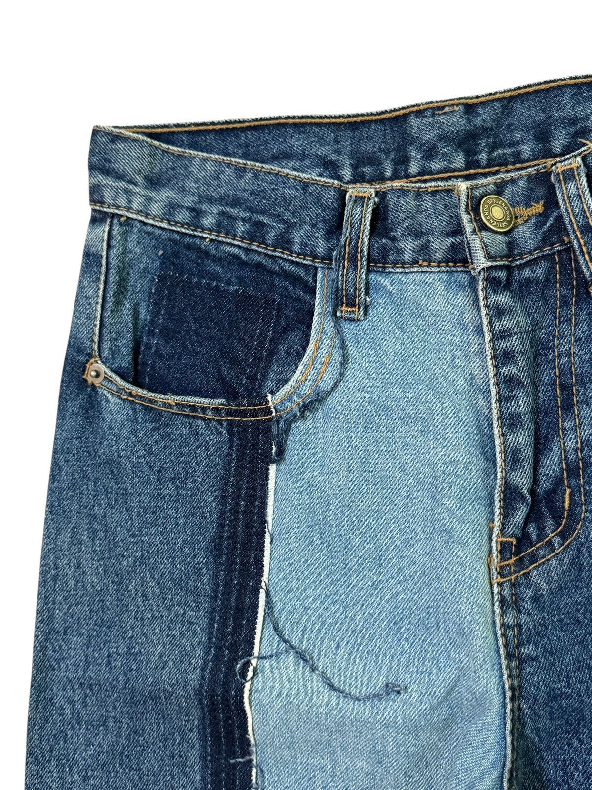Hysteric Glamour Reconstructed Two Tone Denim Release Hem Size US 26 / EU 42 - 9 Thumbnail